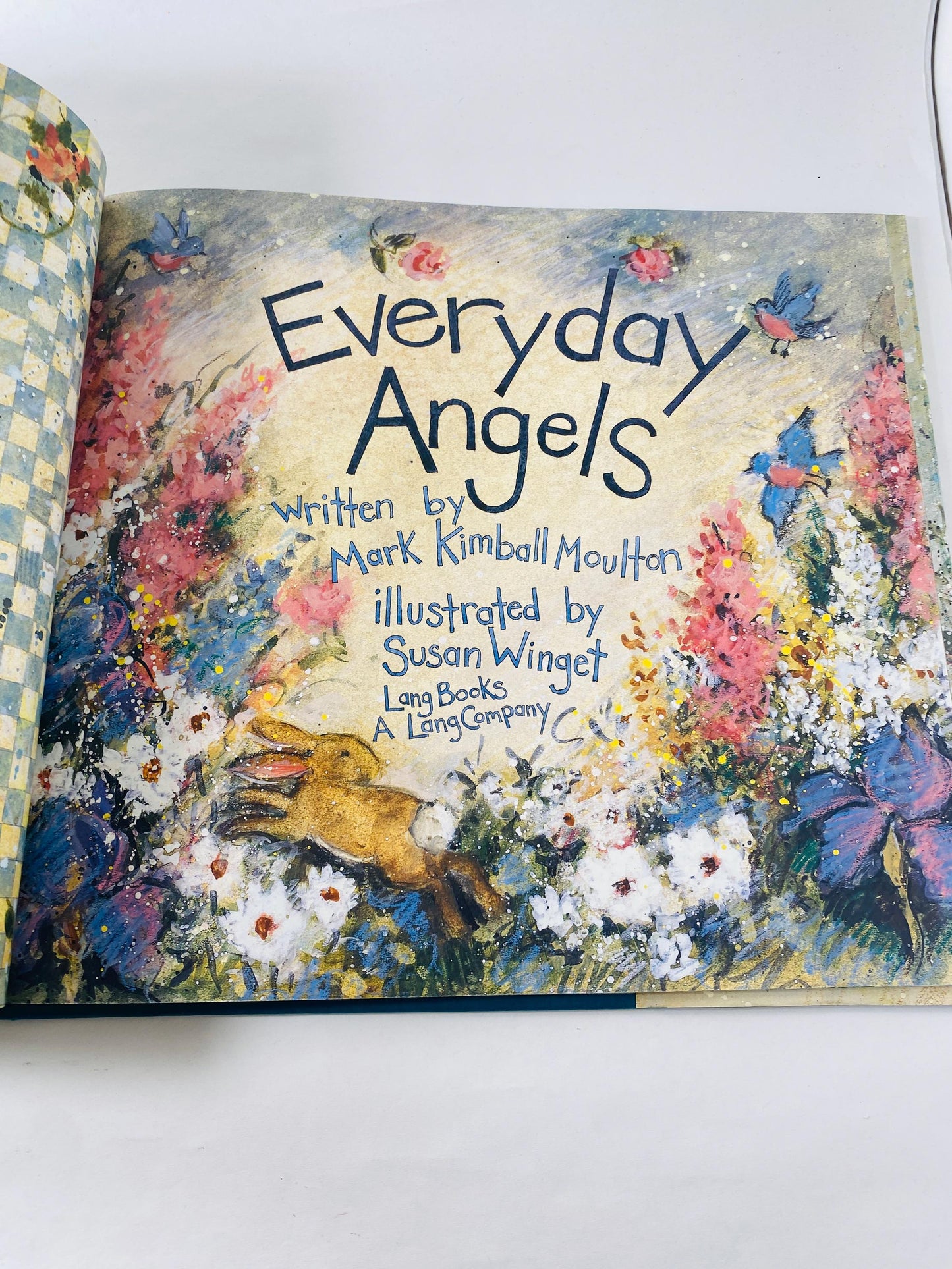 Everyday Angels by Mark Moulton illustrated by Susan Winget Vintage children's book about the true nature of angels in our lives
