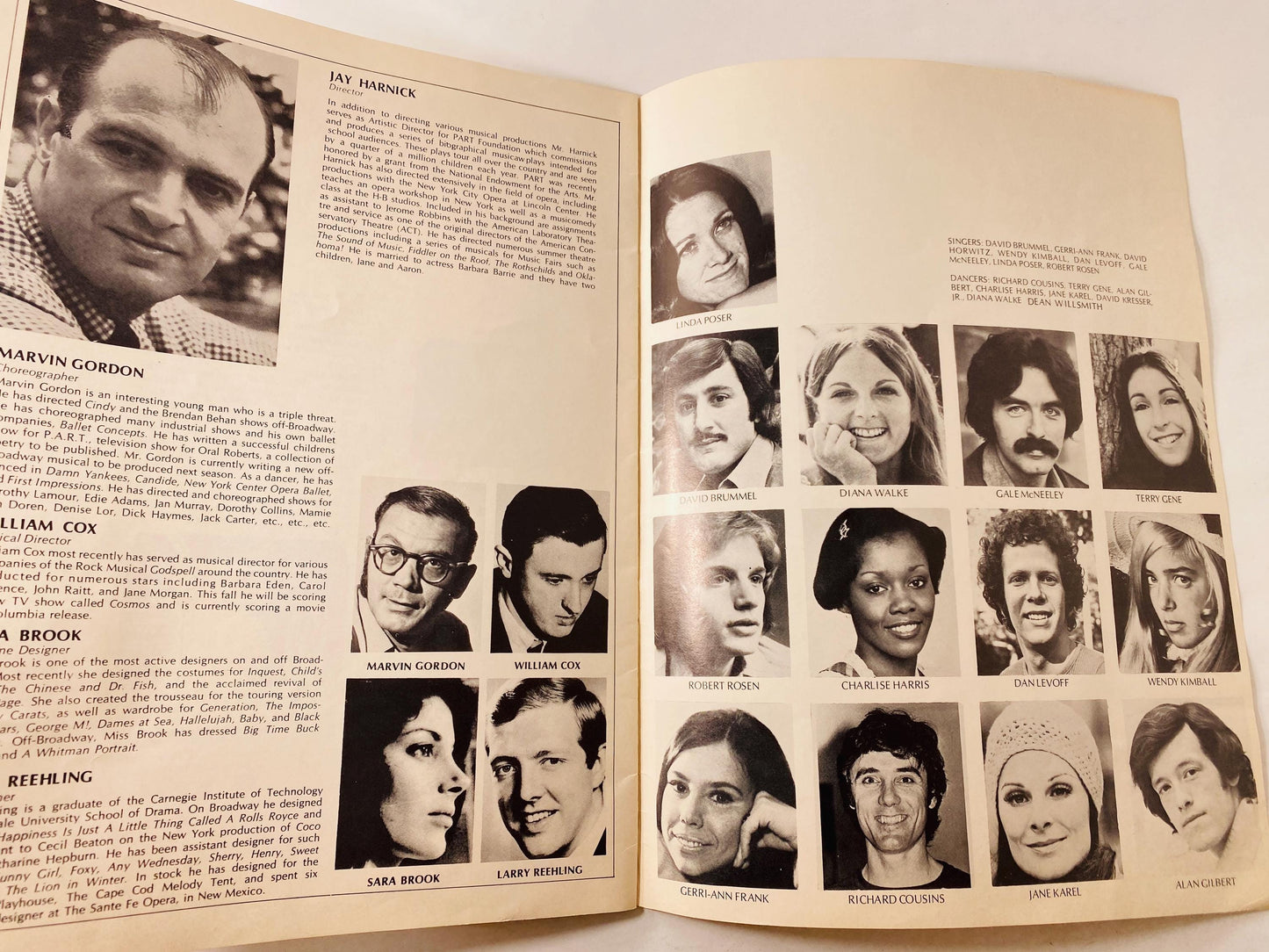 1973 Irving Berlin Annie Get Your Gun Souvenir Program featuring Barbara Eden, John Bennett Perry & Sandra Peabody Vintage Musical Theatre