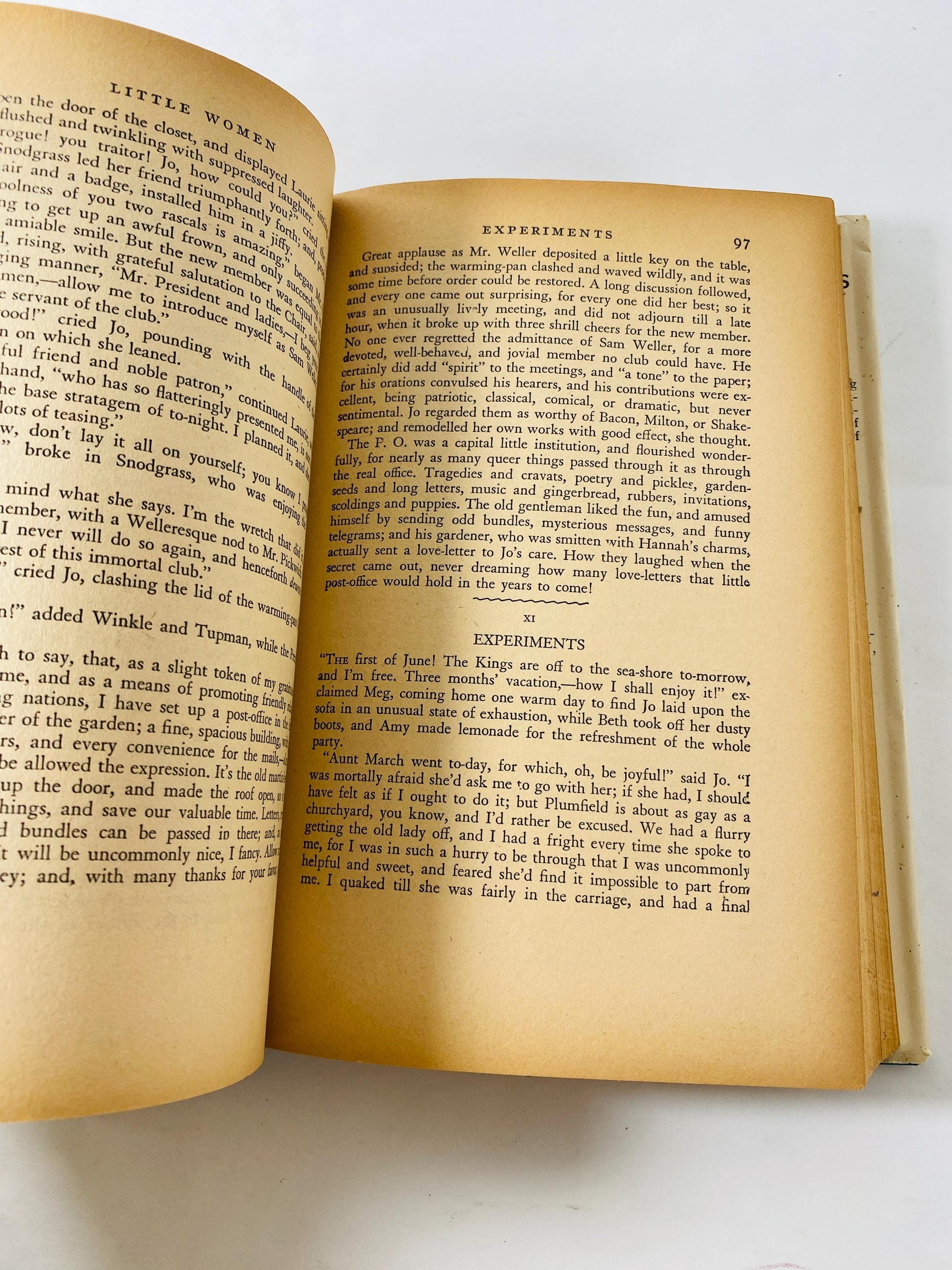 1933 Little Women by Louisa May Alcott vintage antique book home decor gift featuring promotional photographs from the 1933 film adaptation