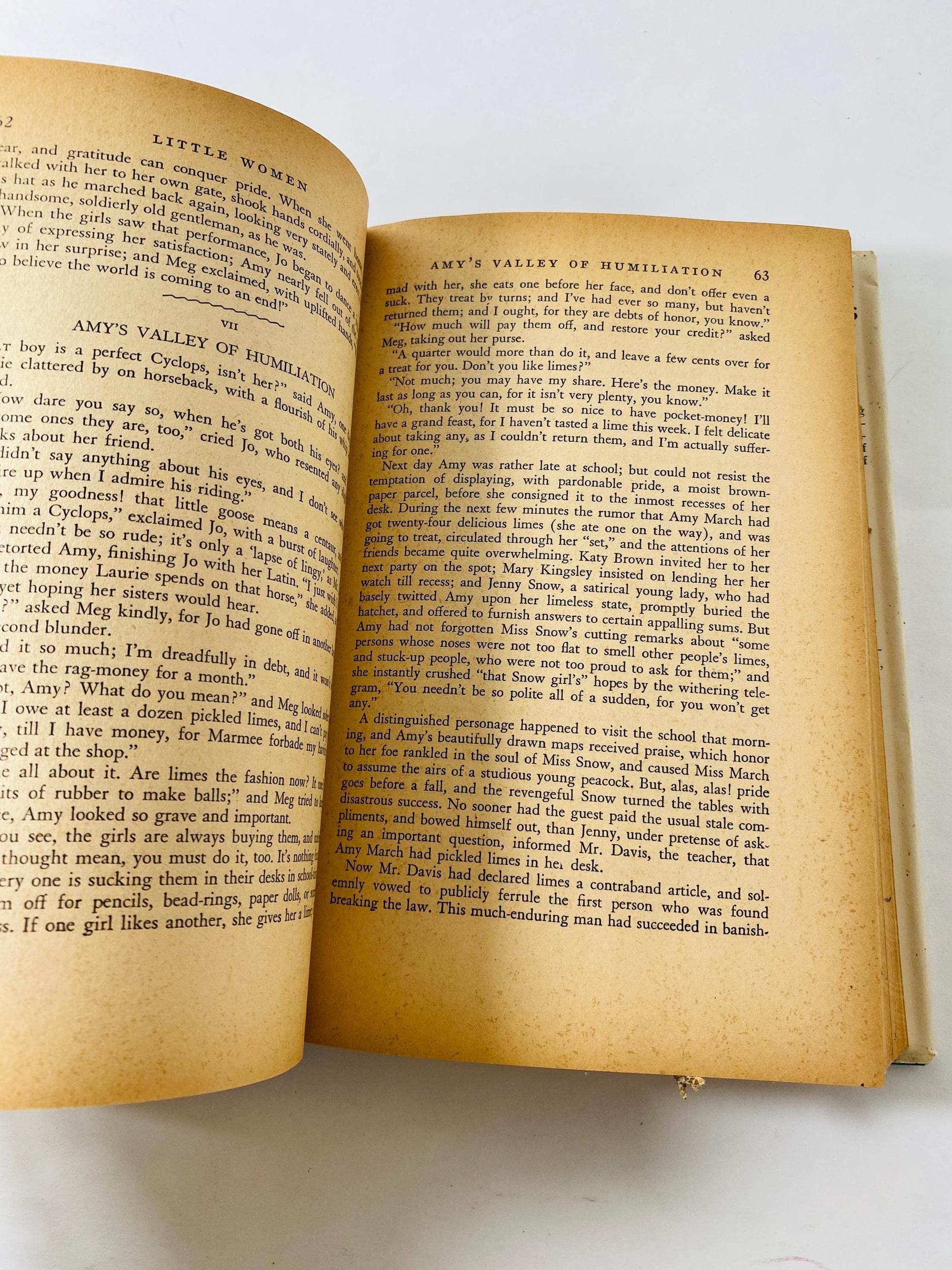 1933 Little Women by Louisa May Alcott vintage antique book home decor gift featuring promotional photographs from the 1933 film adaptation