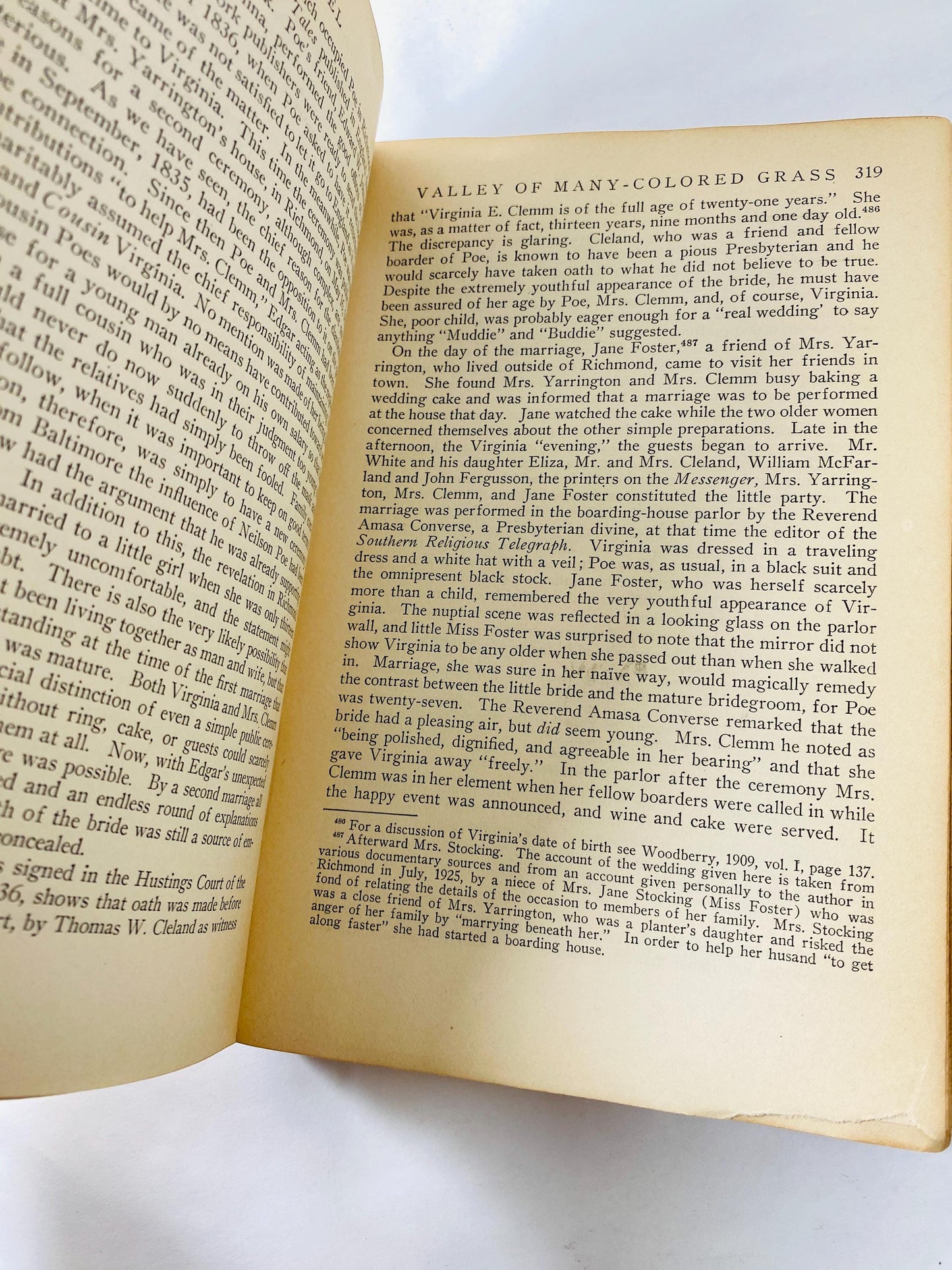 1934 Edgar Allan Poe vintage Israfel book by Hervey Allen Farrar & Rinehart edition