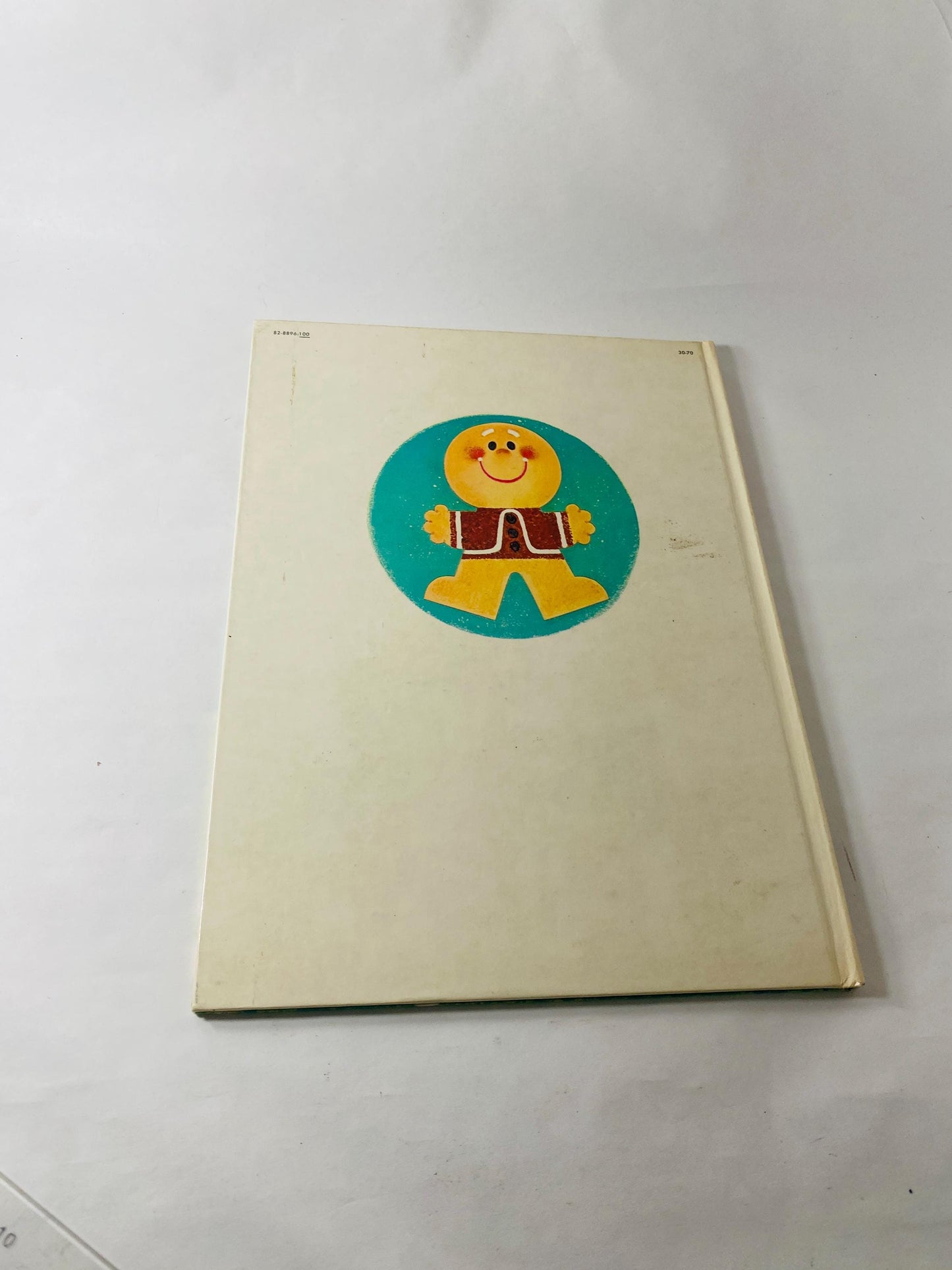 Gingerbread Man vintage GIANT Whitman Book circa 1967 Christmas holiday children's book illustrated by Anne Sellers Leaf reading