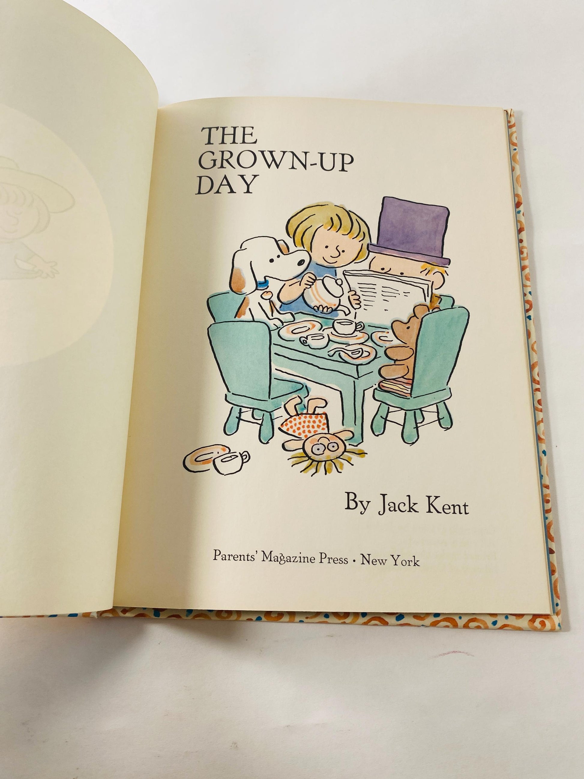 Grown Up Day by Jack Kent vintage Weekly Reader kids book story circa 1969