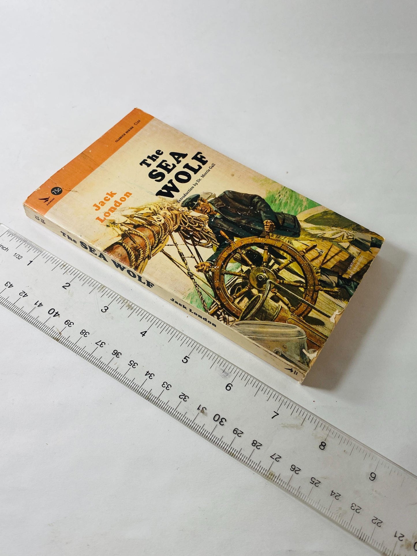 Sea Wolf by Jack London vintage paperback book circa 1965 Airmont Publishing