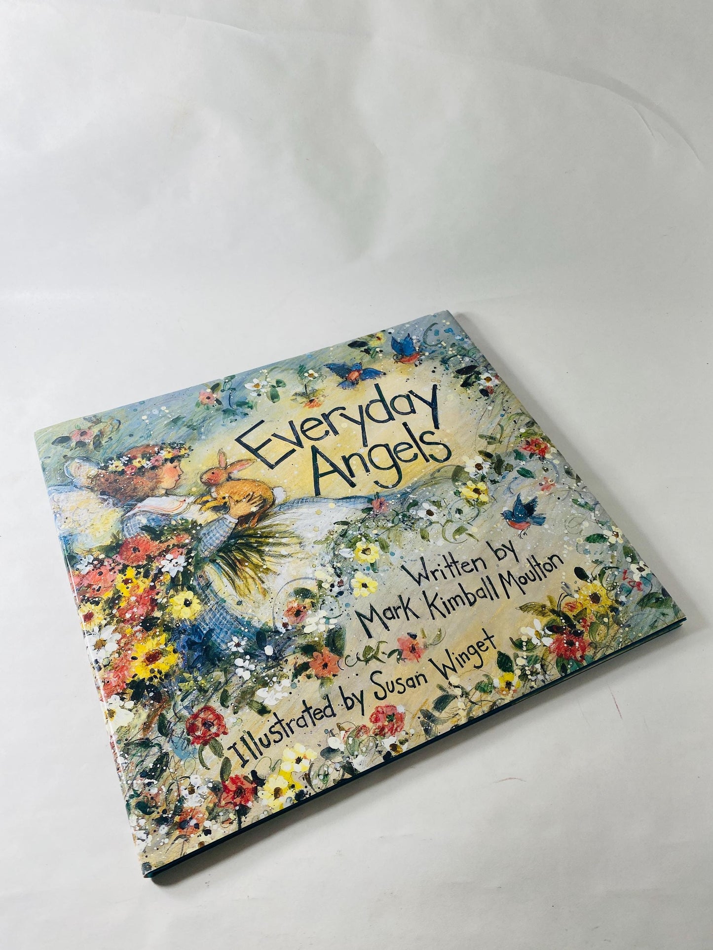 Everyday Angels by Mark Moulton illustrated by Susan Winget Vintage children's book about the true nature of angels in our lives