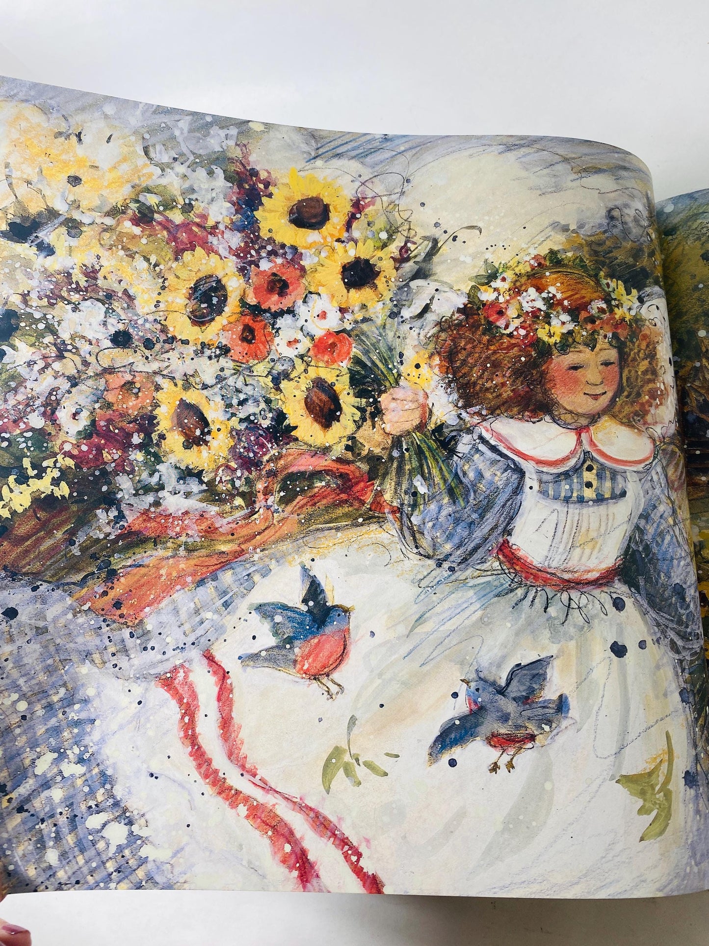 Everyday Angels by Mark Moulton illustrated by Susan Winget Vintage children's book about the true nature of angels in our lives