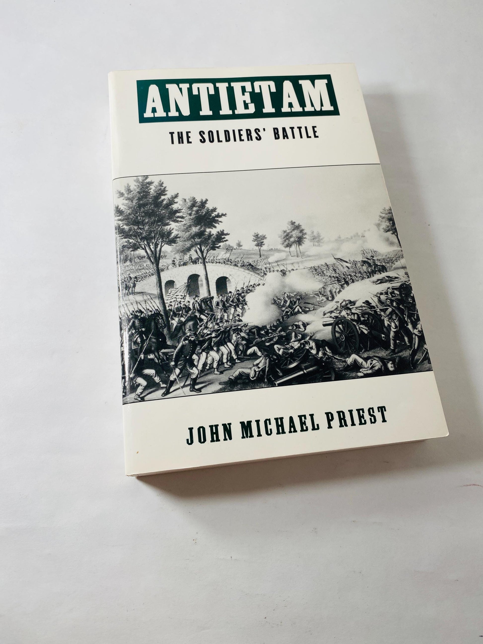 Antietam vintage paperbacl book The Soldiers’ Battle John Michael Priest 1993 Oxford Civil War History Maps Sharpsburg Maryland