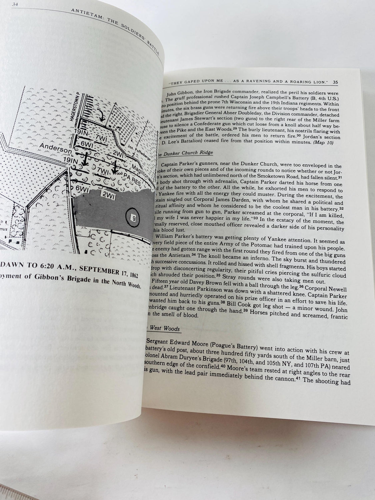 Antietam vintage paperbacl book The Soldiers’ Battle John Michael Priest 1993 Oxford Civil War History Maps Sharpsburg Maryland