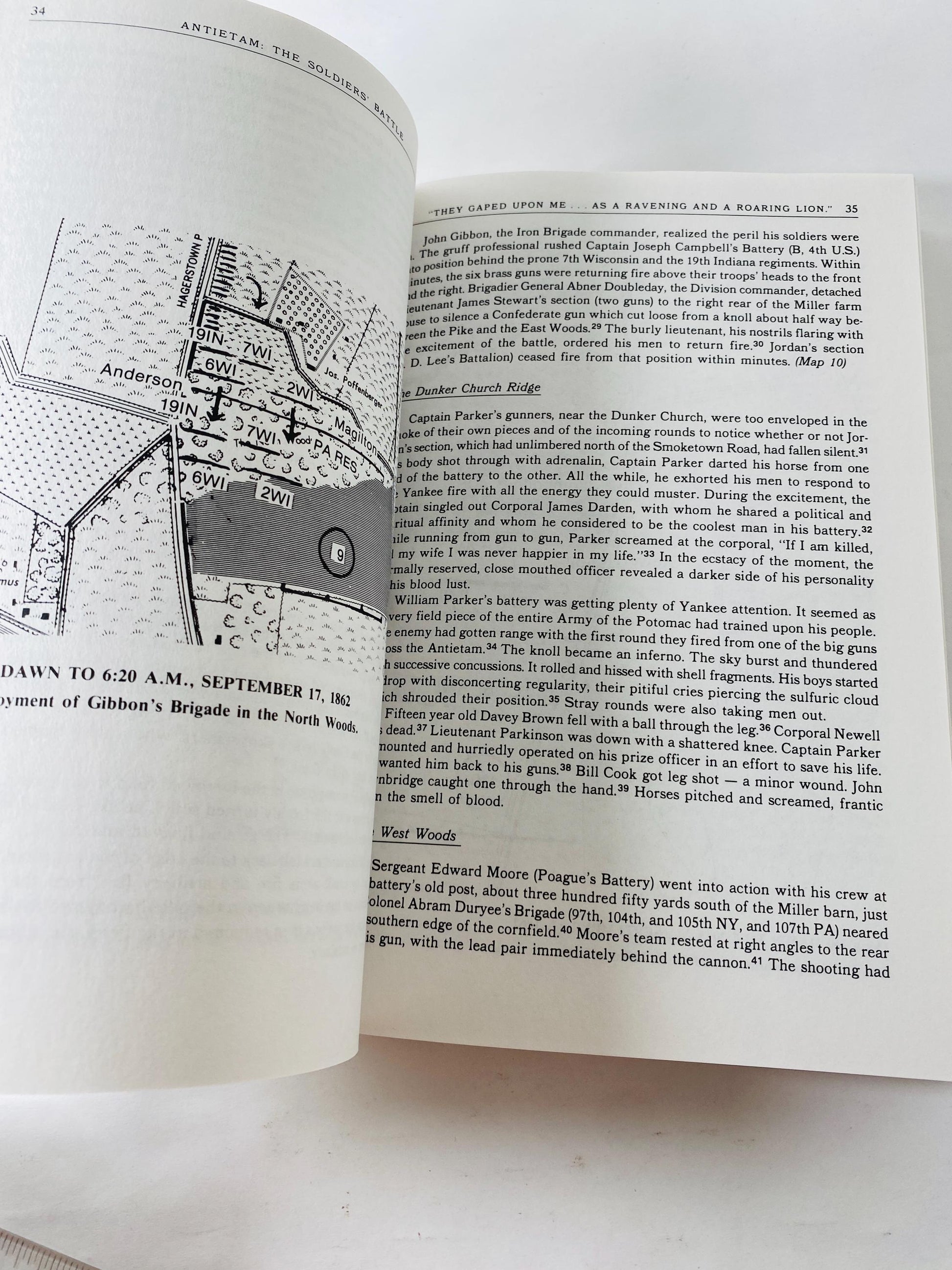Antietam vintage paperbacl book The Soldiers’ Battle John Michael Priest 1993 Oxford Civil War History Maps Sharpsburg Maryland