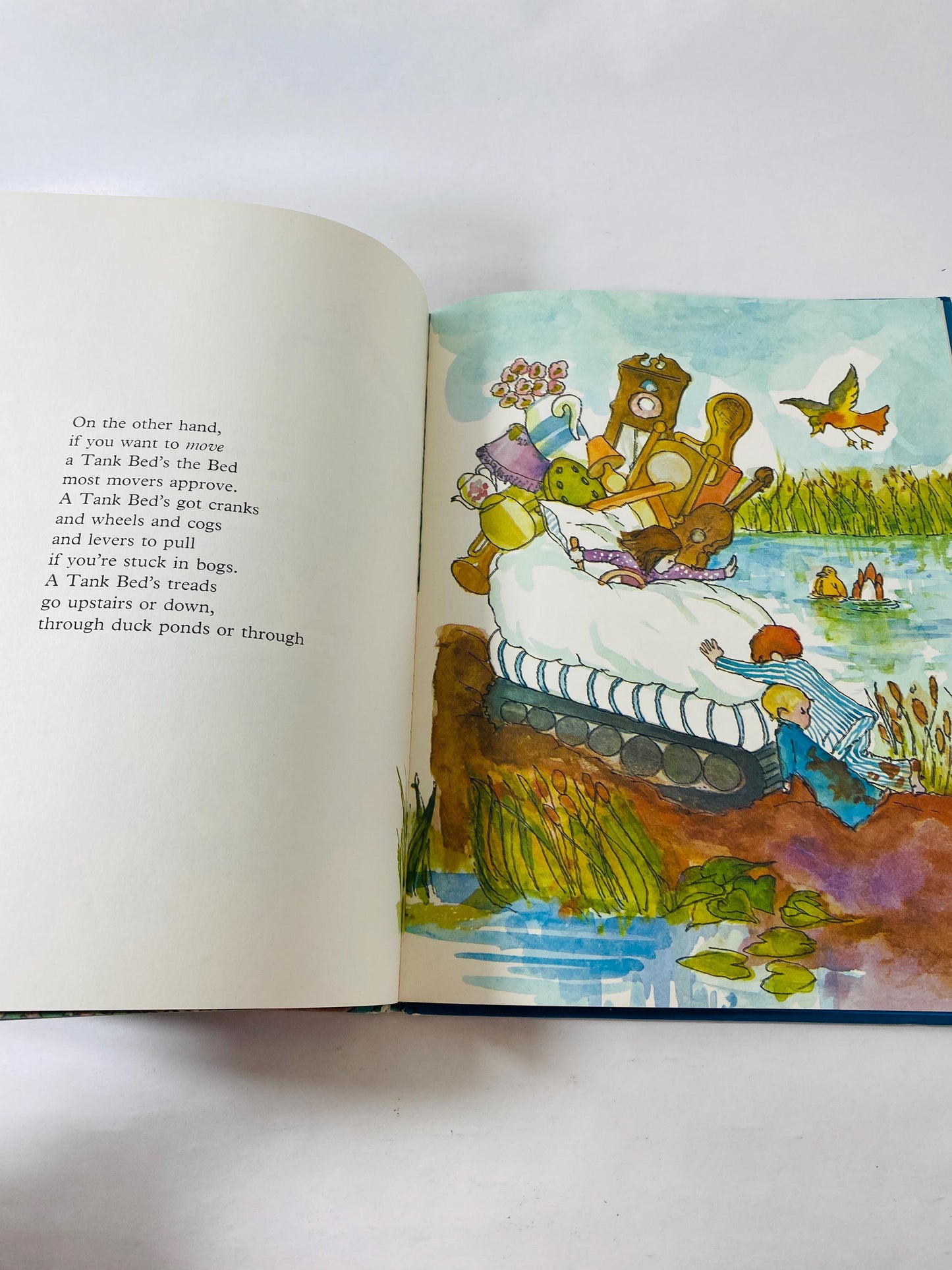 The Bed Book by Sylvia Plath 1976 First American Edition Vintage Children’s Book Emily Arnold McCully
