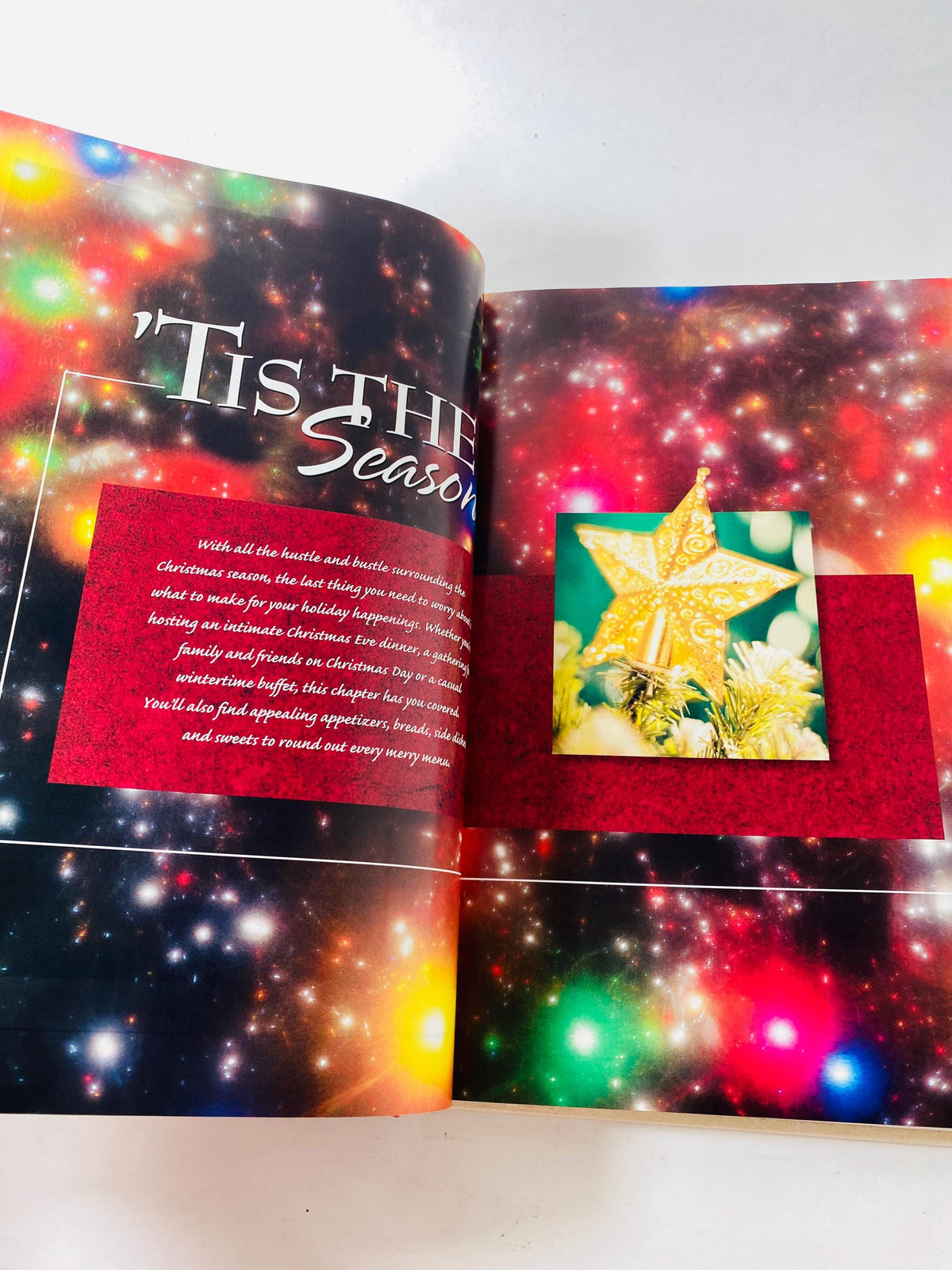 Holiday Celebrations Vintage cookbook Grandma's Christmas Ham Spiced Holiday Wassail Gingerbread Eggnog French Toast Peppermint Cookies