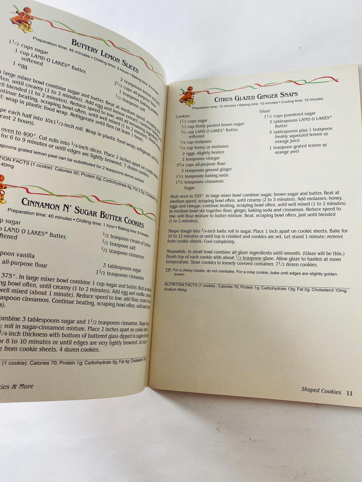 Land O’ Lakes Holiday Cookies vintage cookbook book Collectible recipe book foodies! Timeless kitchen retro butter recipes