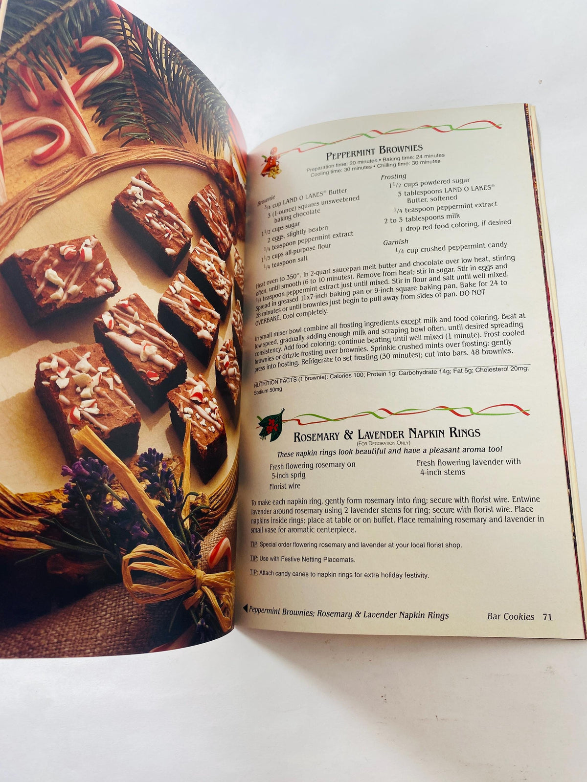 Land O’ Lakes Holiday Cookies vintage cookbook book Collectible recipe book foodies! Timeless kitchen retro butter recipes