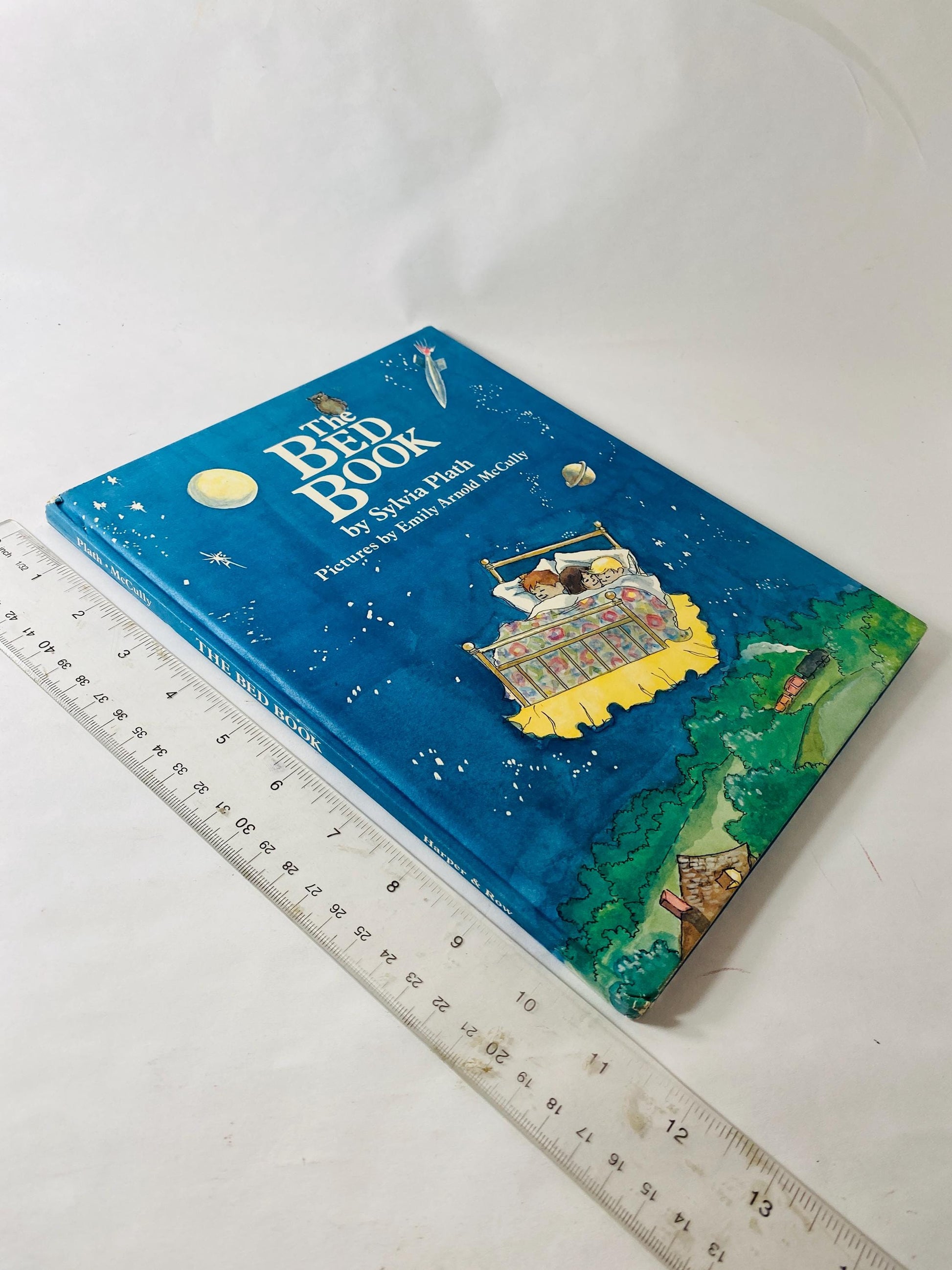 The Bed Book by Sylvia Plath 1976 First American Edition Vintage Children’s Book Emily Arnold McCully