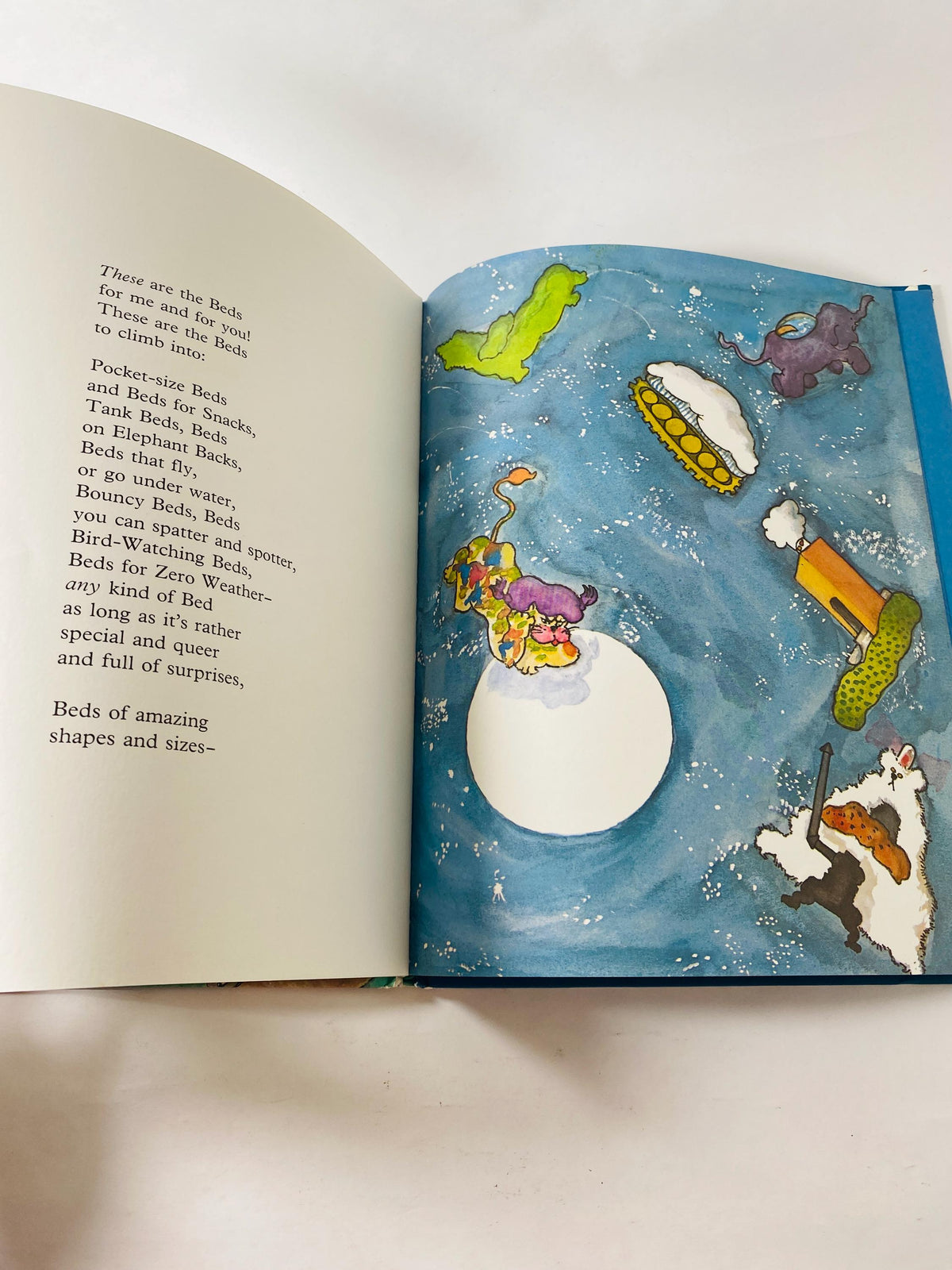 The Bed Book by Sylvia Plath 1976 First American Edition Vintage Children’s Book Emily Arnold McCully