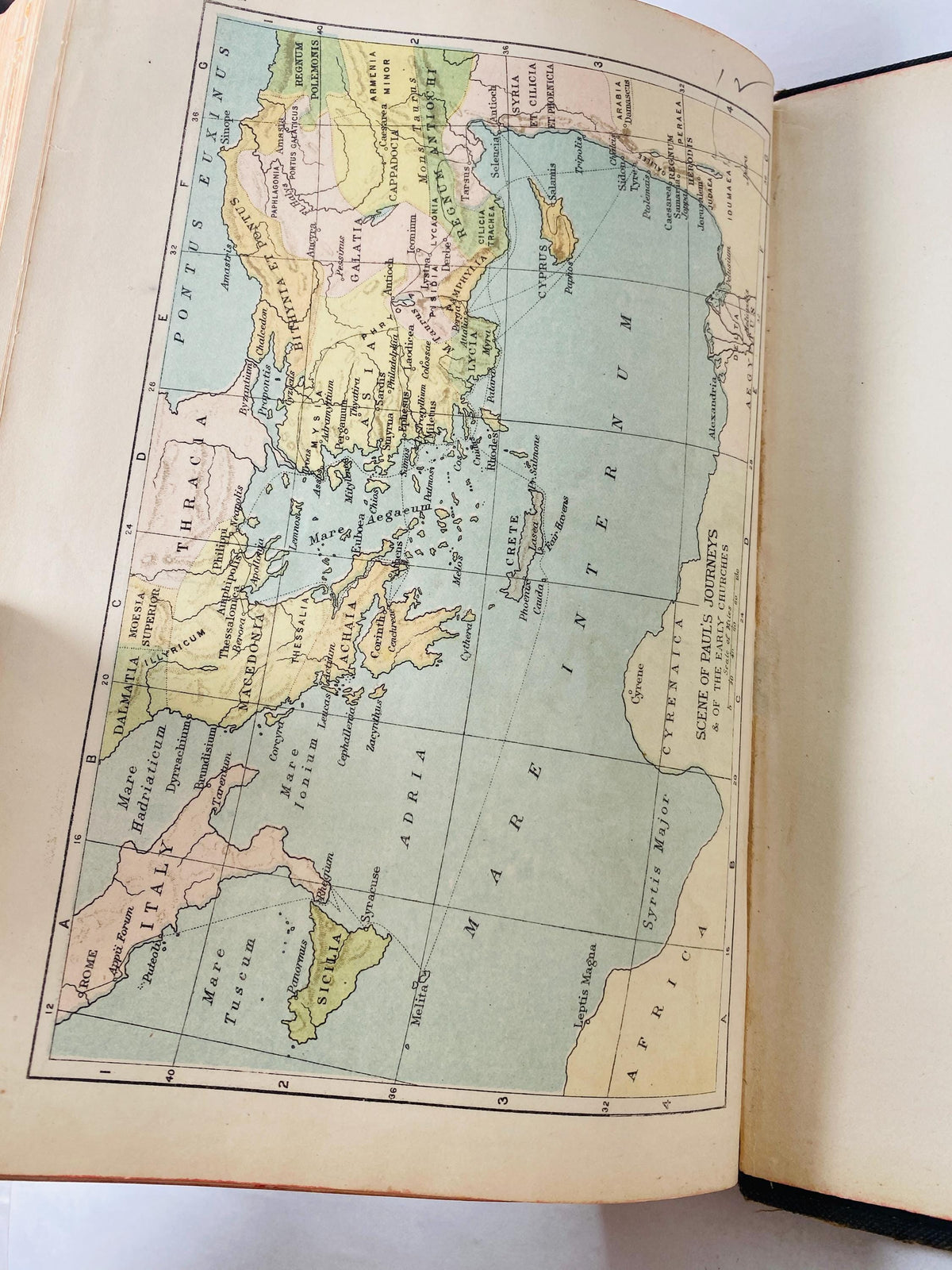 Antique 1910s Holy Bible KJV Thomas Nelson & Sons New York Reference Edition Illustrated Gilt Cover Presentation Gift Bible