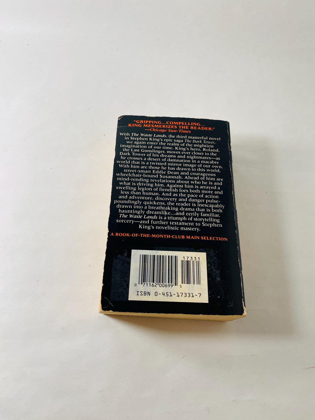 Dark Tower III Waste Lands by Stephen King Vintage FIRST Signet paperback book circa 1993 Horror gothic Book Gift