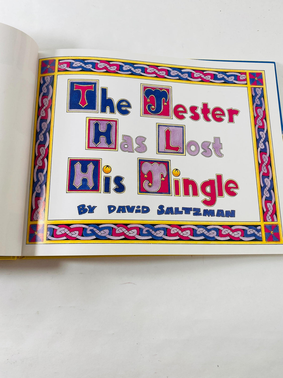 Jester has lost his Jingle Maurice Sendak dedication to David Saltzman who passed at an earily age Vintage FIRST PRINTING children's decor.