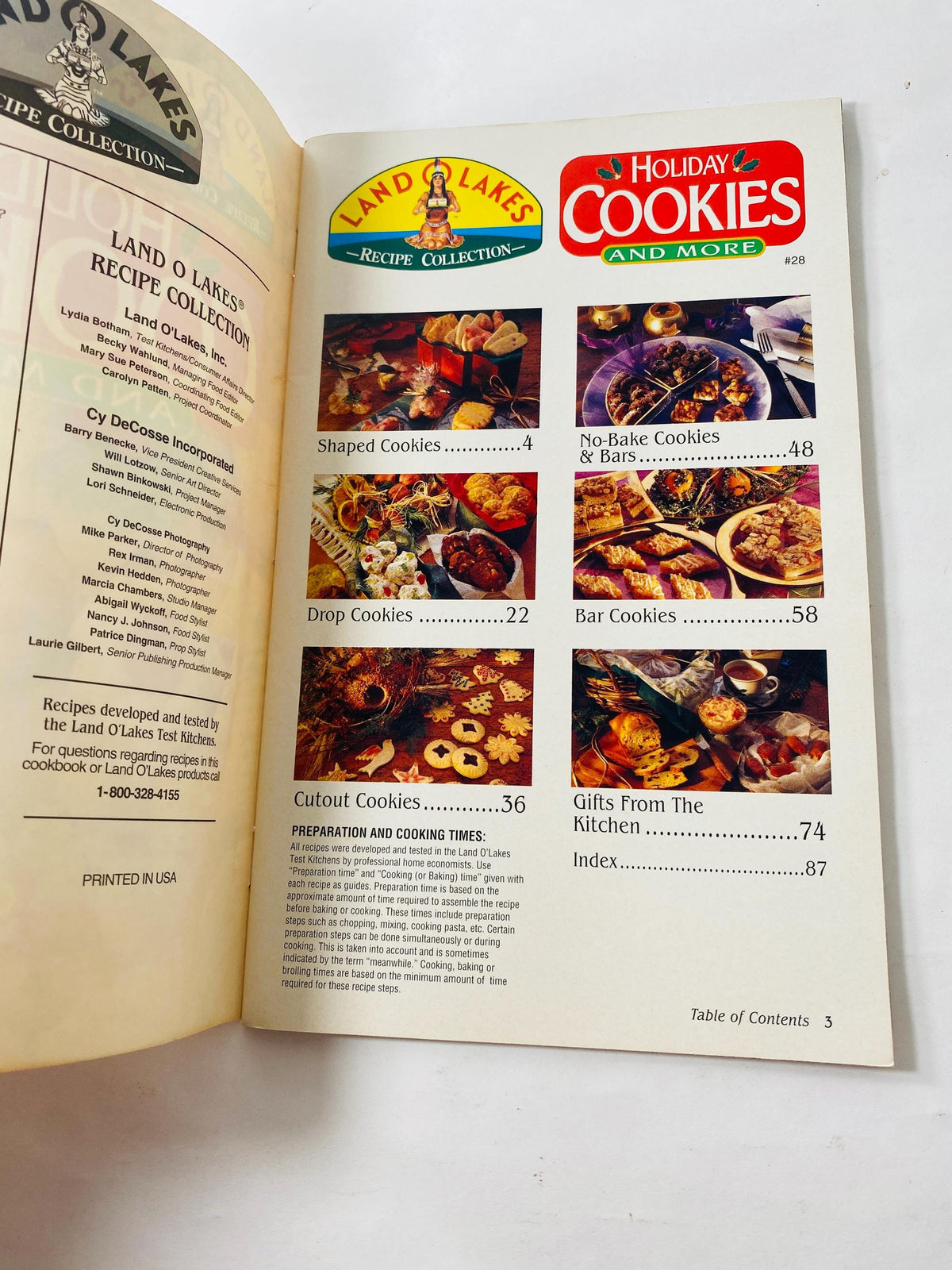 Land O’ Lakes Holiday Cookies vintage cookbook book Collectible recipe book foodies! Timeless kitchen retro butter recipes