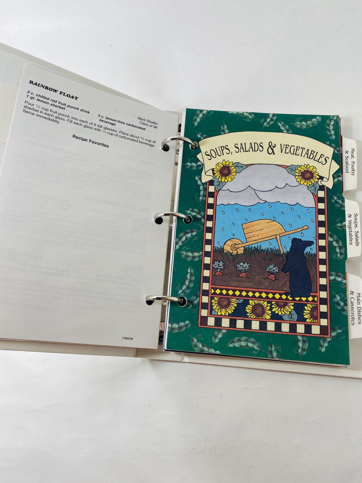 Hedgesville High School West Virginia vintage cookbok recipes FIRST EDITION circa 1996