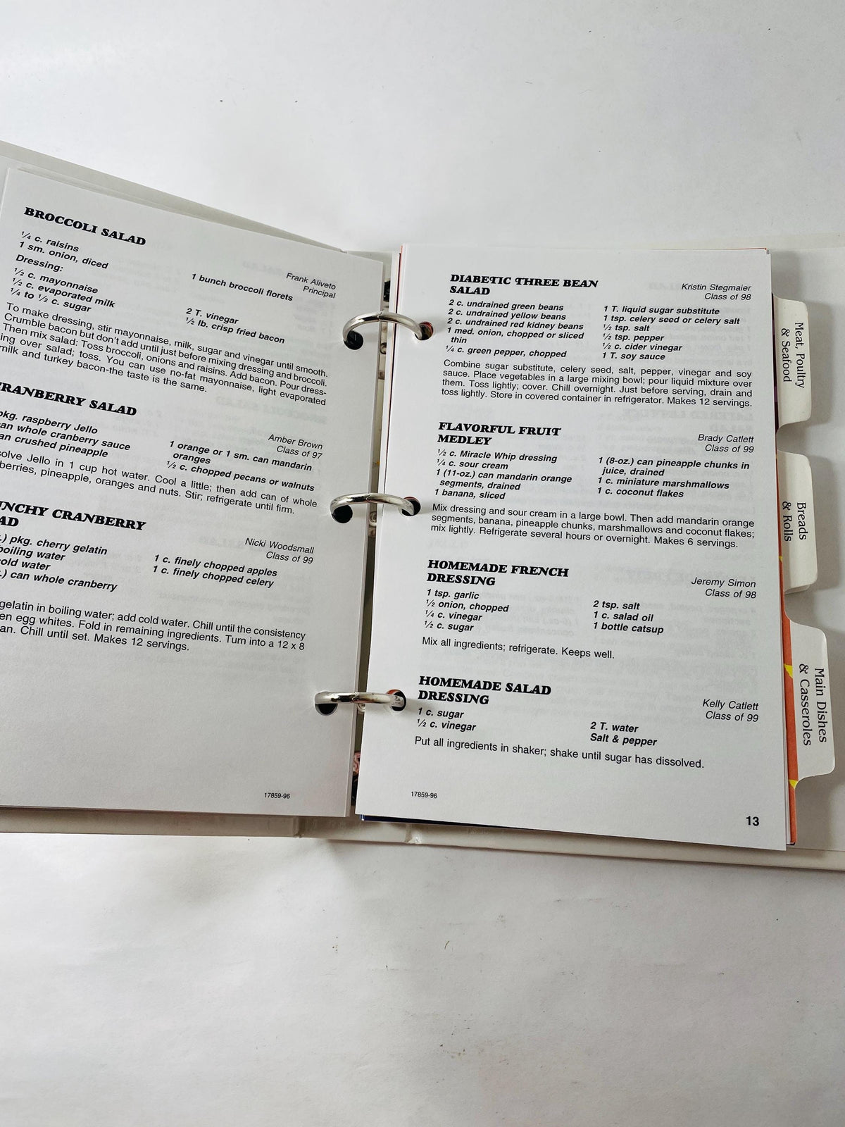 Hedgesville High School West Virginia vintage cookbok recipes FIRST EDITION circa 1996