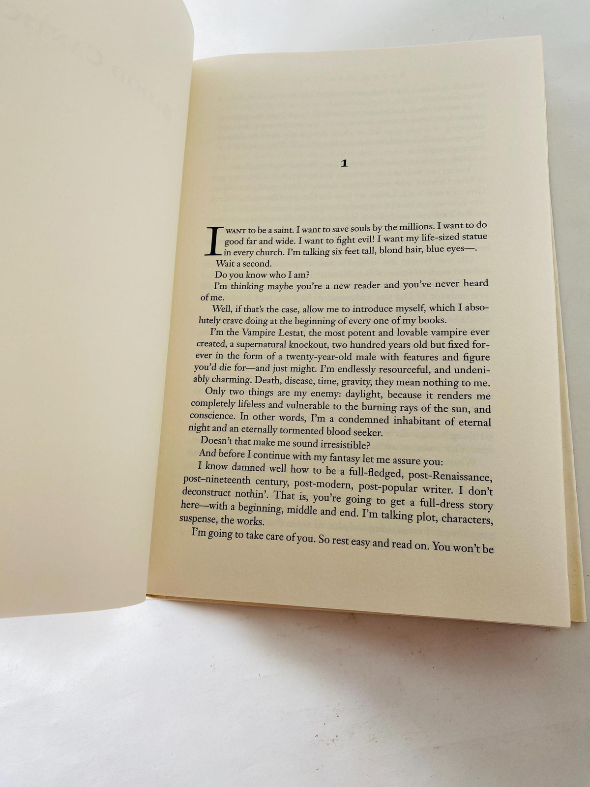 Blood Canticle by Anne Rice Vintage First Edition book circa 2003 Vampire Chronicles horror decor Lestat Collectible gift