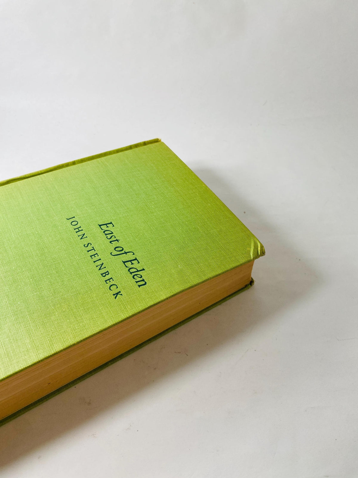FIRST EDITION East of Eden book by John Steinbeck circa 1952 third printing Vintage Viking Press winner of the Nobel Priz Green home decor