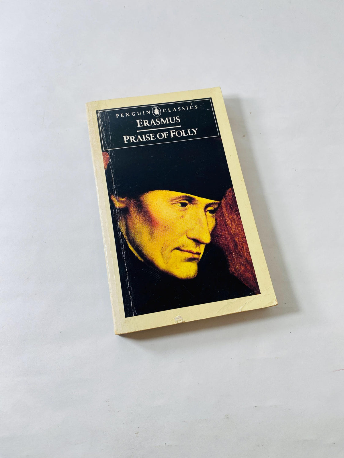 1986 Erasmus In Praise of Folly vintage Penguin Classics paperback book Satirical attack on superstitions European traditions Western Church