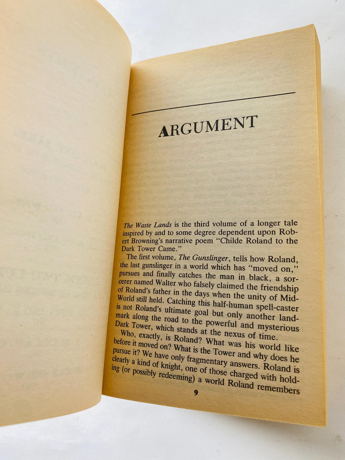 Dark Tower III Waste Lands by Stephen King Vintage FIRST Signet paperback book circa 1993 Horror gothic Book Gift