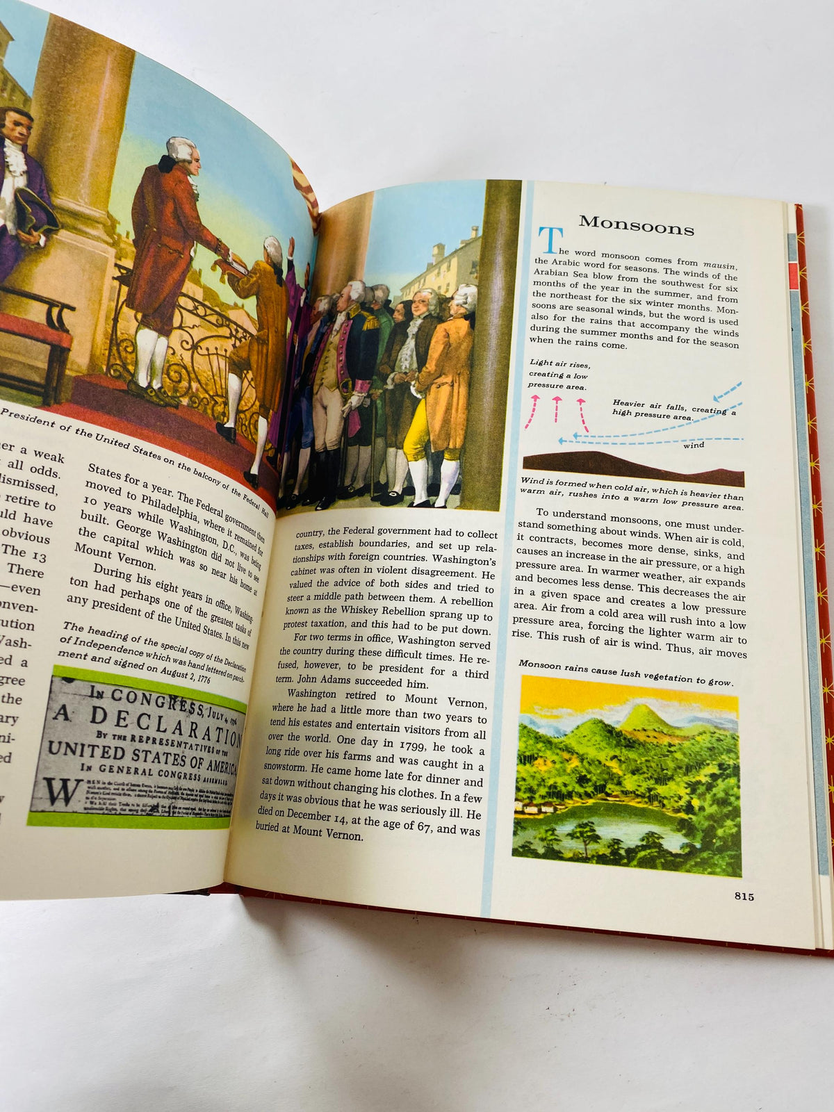 Golden Treasury of Knowledge vintage books volumes 2 3 6 7 8 9 10 Vintage children's encyclopedia circa 1961 Nursery Kids Bookshelf Decor