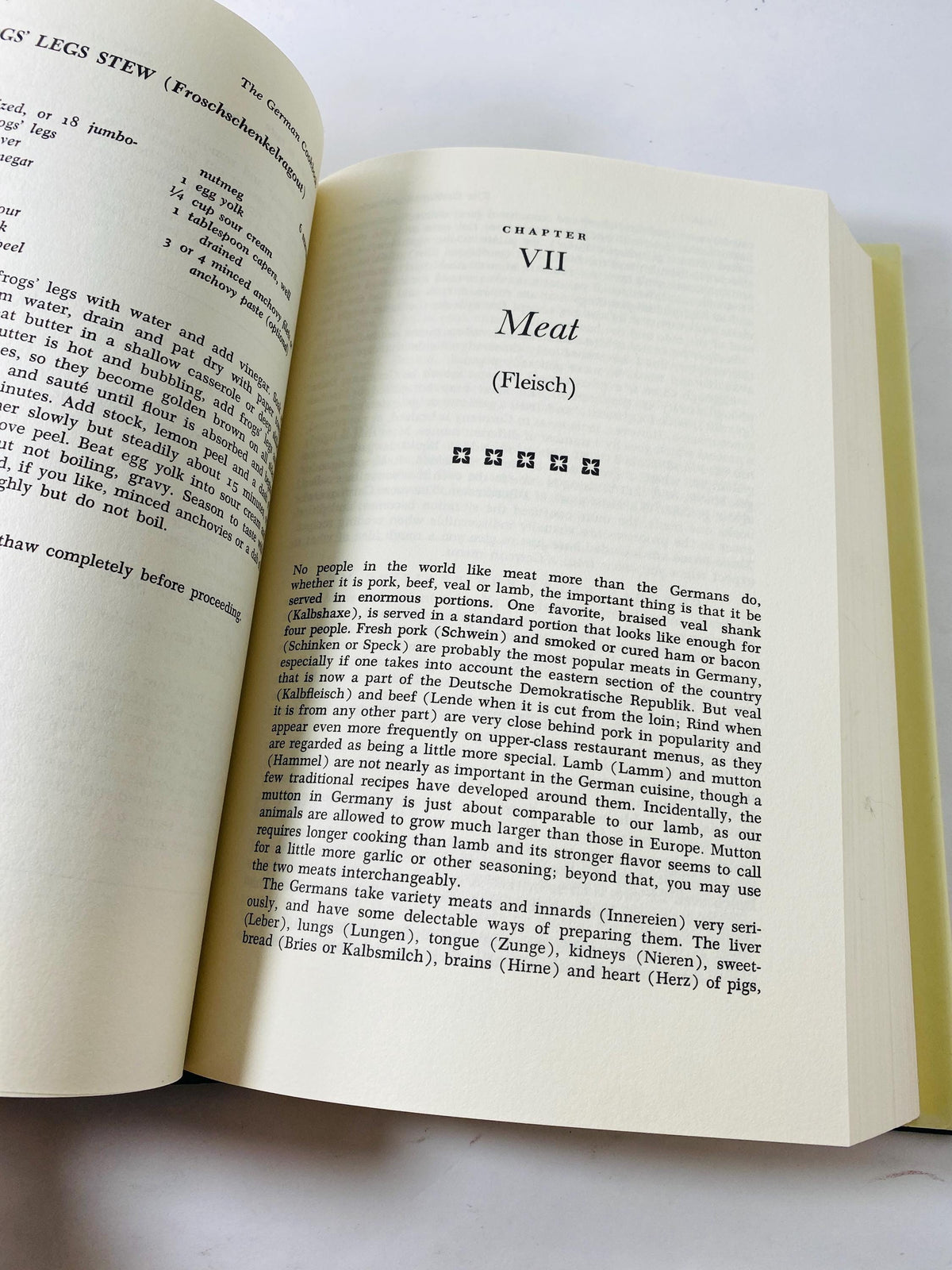 German Cookbook by Mimi Sheraton vintage book Authentic Wienerschnitzel Sauerbraten recipes comforting unpretentious German home cooking
