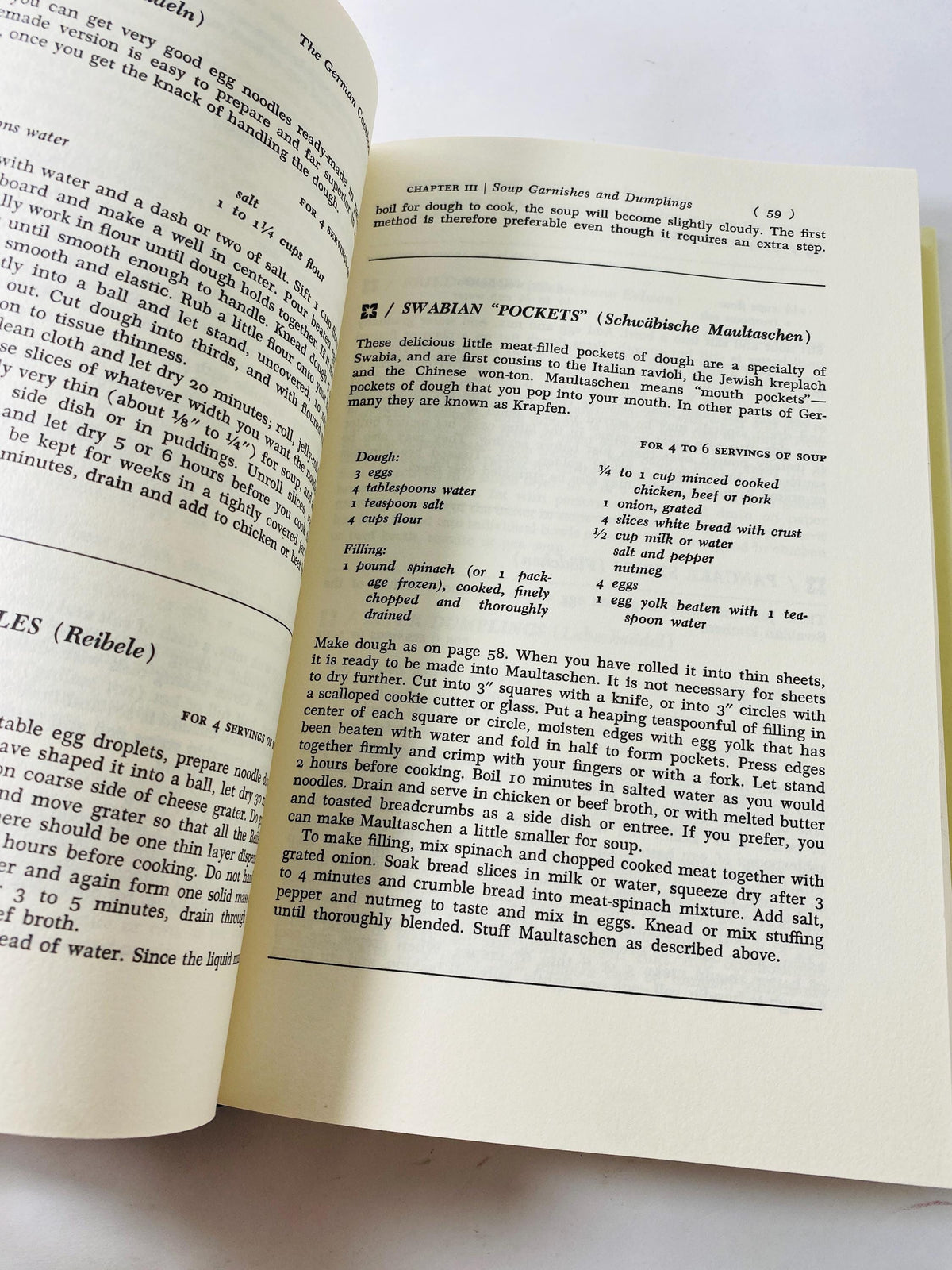 German Cookbook by Mimi Sheraton vintage book Authentic Wienerschnitzel Sauerbraten recipes comforting unpretentious German home cooking