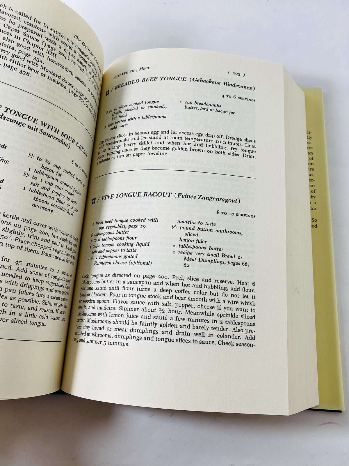 German Cookbook by Mimi Sheraton vintage book Authentic Wienerschnitzel Sauerbraten recipes comforting unpretentious German home cooking