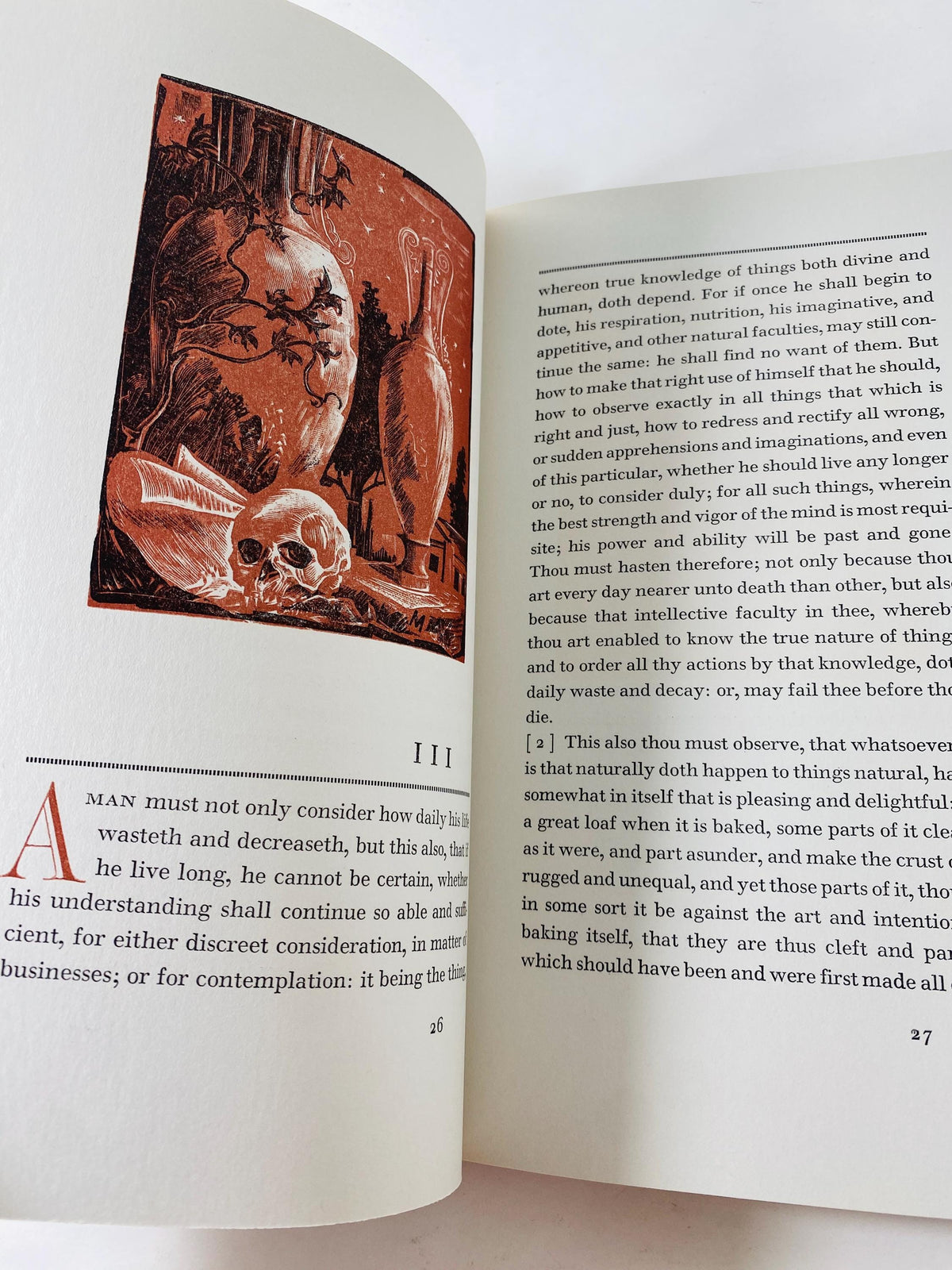 Marcus Aurelius Meditations vintage Heritage Press book with box sleeve circa 1956 philosophy humble during times of plague and warfare