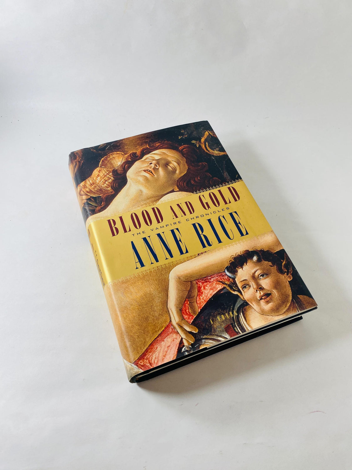 Blood and Gold Story of Marius by Anne Rice Vintage First Edition book circa 2001 Vampire horror decor Lestat Collectible gift