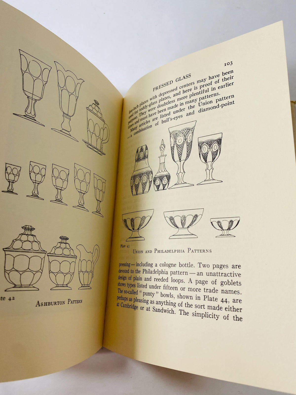 Bramhall 1930 Cambridge Glass 1818 to 1888 vintage book by Lura Woodside Watkins referene history guide