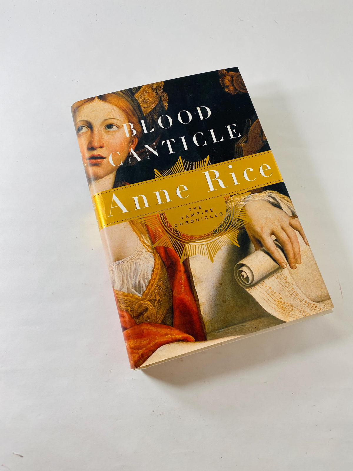 Blood Canticle by Anne Rice Vintage First Edition book circa 2003 Vampire Chronicles horror decor Lestat Collectible gift