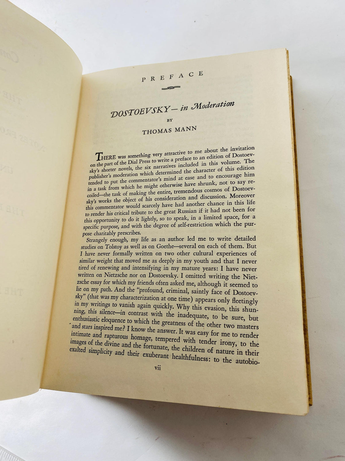 Fyodor Dostoevsky BEAUTIFUL beige vintage book of short stories circa 1945 Gambler Notes from Underground Uncle's Dream Eternal Husband