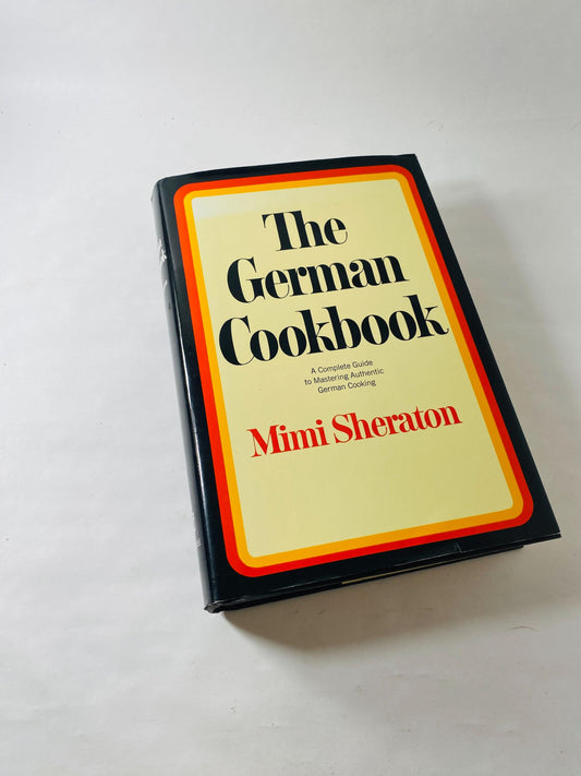German Cookbook by Mimi Sheraton vintage book Authentic Wienerschnitzel Sauerbraten recipes comforting unpretentious German home cooking