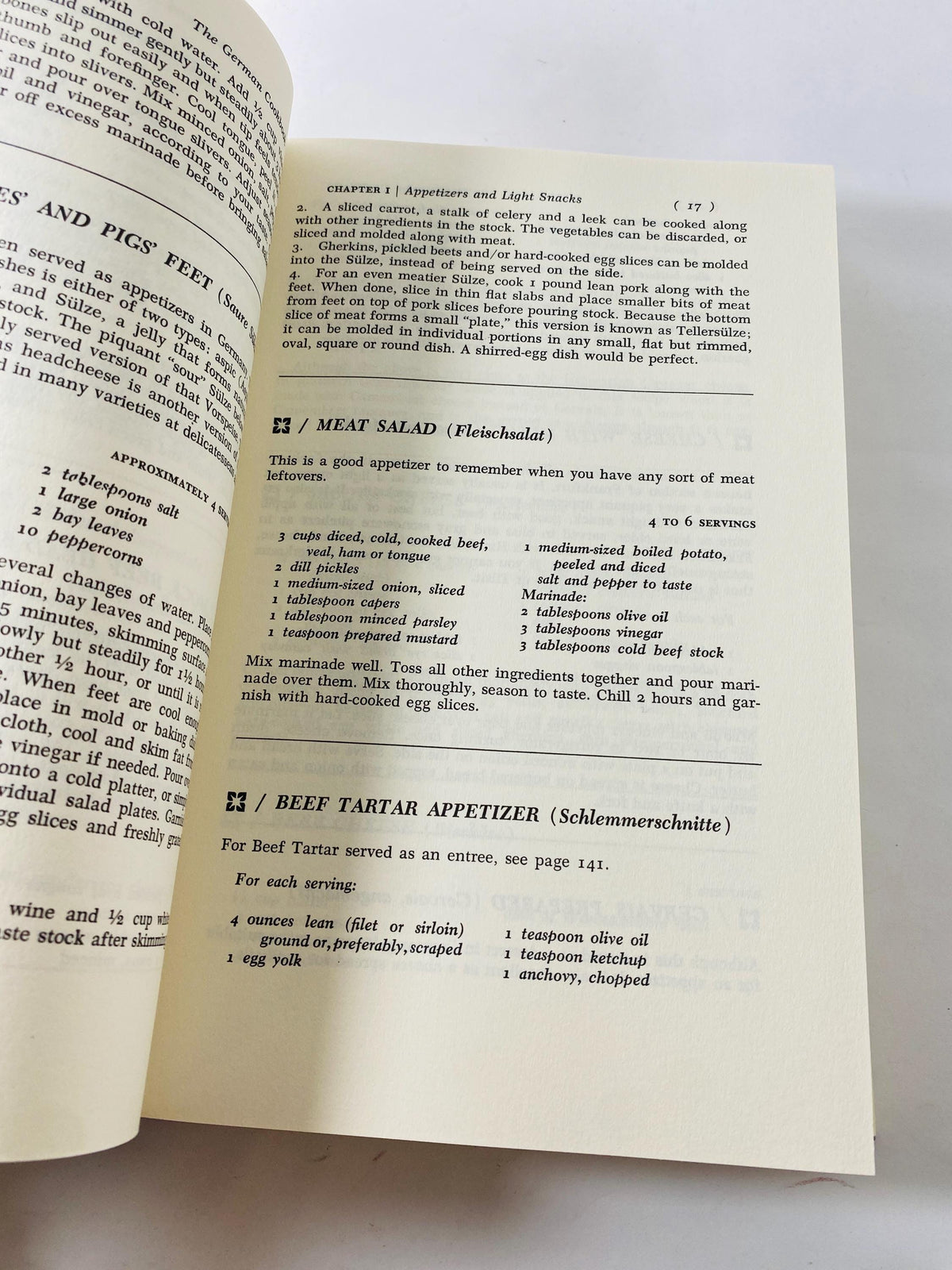 German Cookbook by Mimi Sheraton vintage book Authentic Wienerschnitzel Sauerbraten recipes comforting unpretentious German home cooking