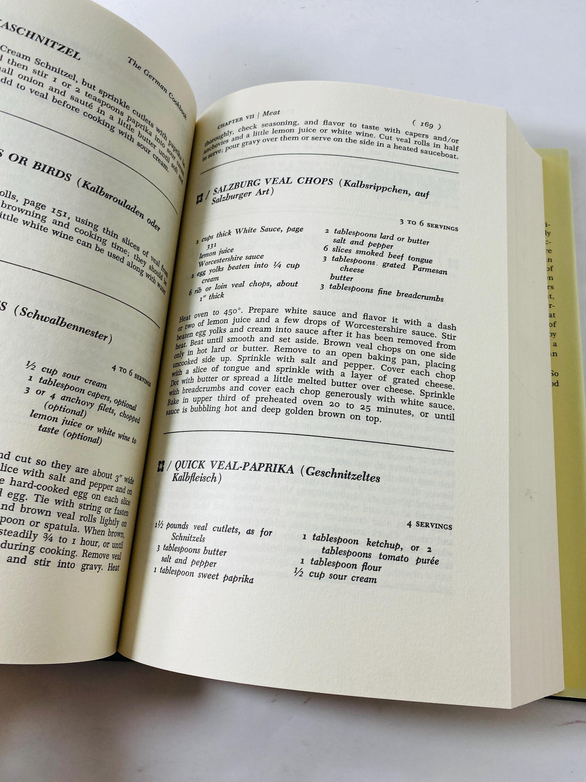 German Cookbook by Mimi Sheraton vintage book Authentic Wienerschnitzel Sauerbraten recipes comforting unpretentious German home cooking