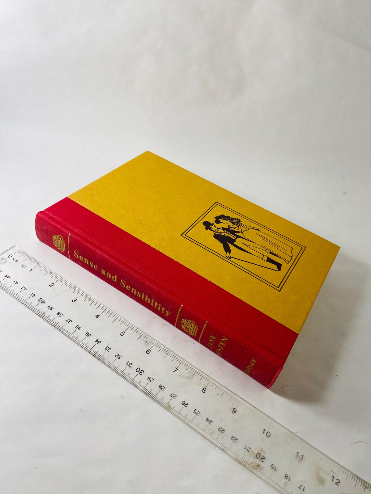 Vintage 1985 Sense and Sensibility Jane Austen Heritage Press with Slipcase, Illustrated Helen Sewell Classic Regency Fiction