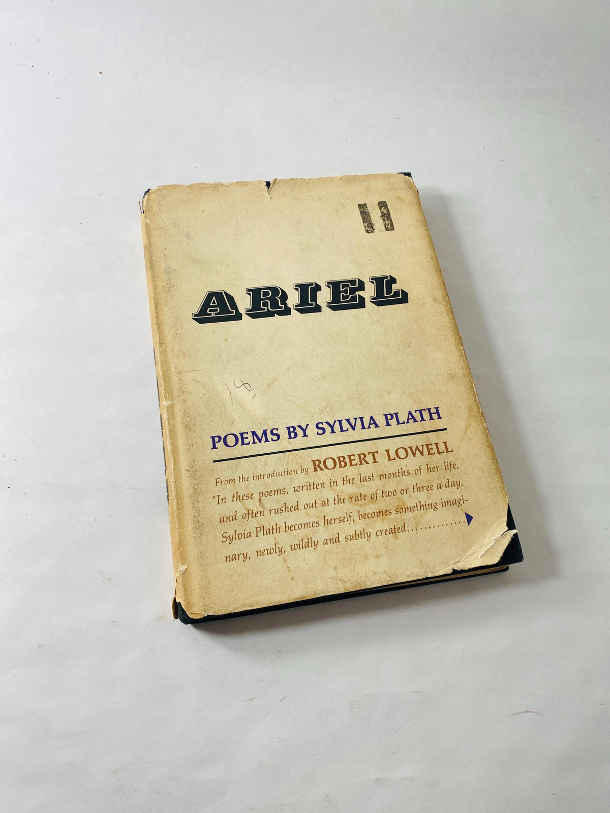 1966 Harper & Row EARLY US printing of Sylvia Plath’s historic posthumous masterpiece, Ariel. Poetry Christmas gift
