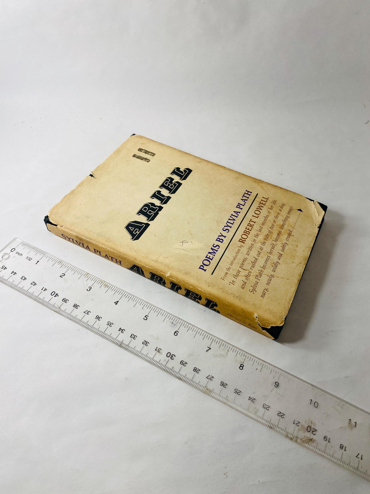 1966 Harper & Row EARLY US printing of Sylvia Plath’s historic posthumous masterpiece, Ariel. Poetry Christmas gift