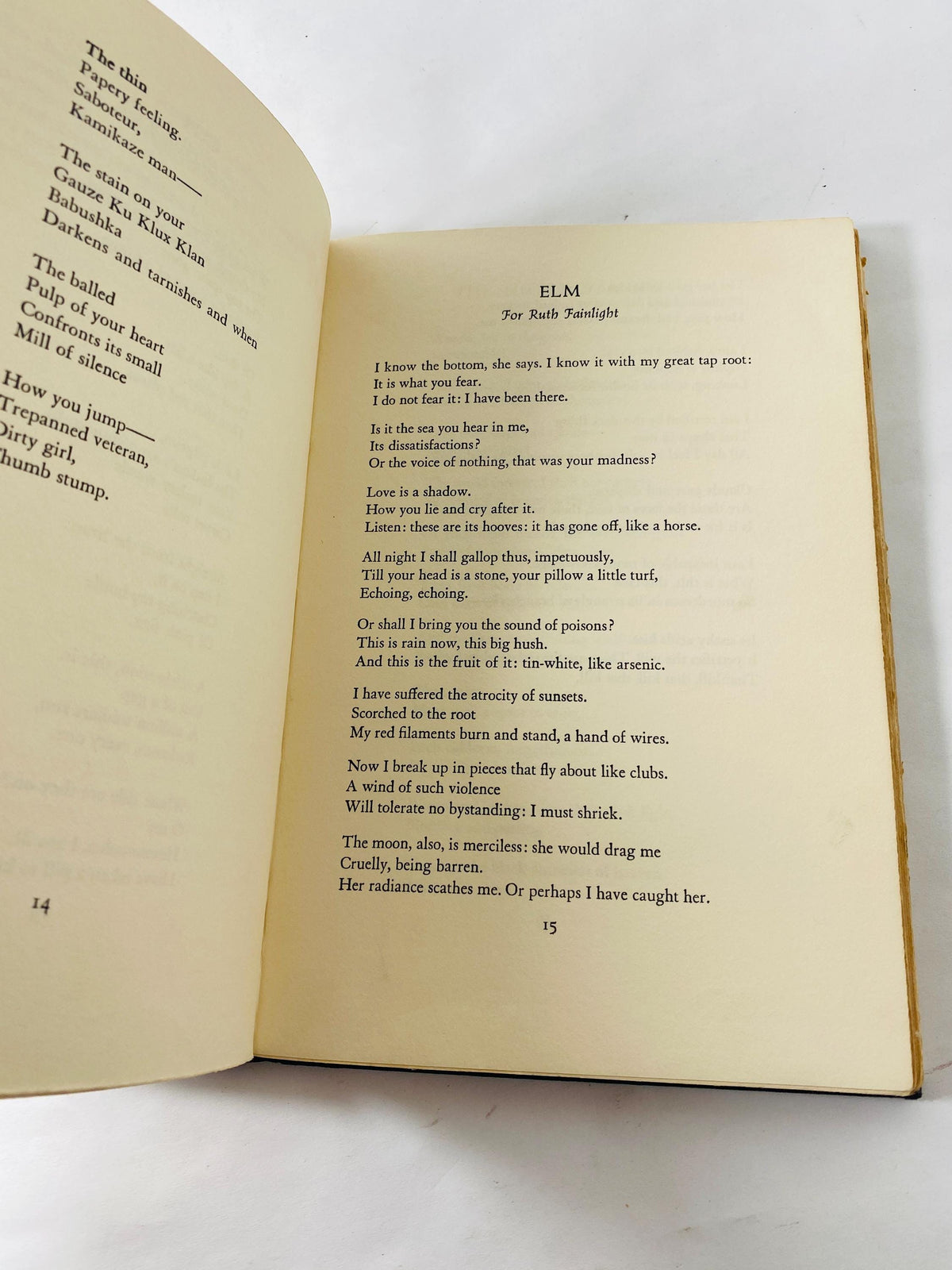 1966 Harper & Row EARLY US printing of Sylvia Plath’s historic posthumous masterpiece, Ariel. Poetry Christmas gift