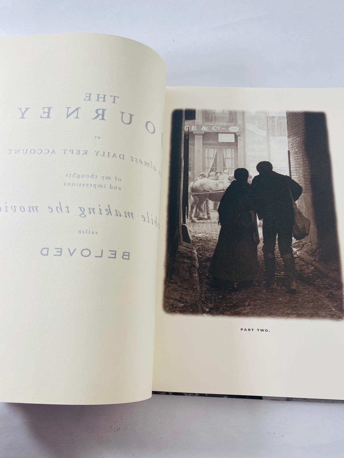 Vintage Journey to Beloved by Oprah Winfrey vintage LARGE Hardcover Coffee Table Book FIRST Edition First Printing Memoir Movie History Gift