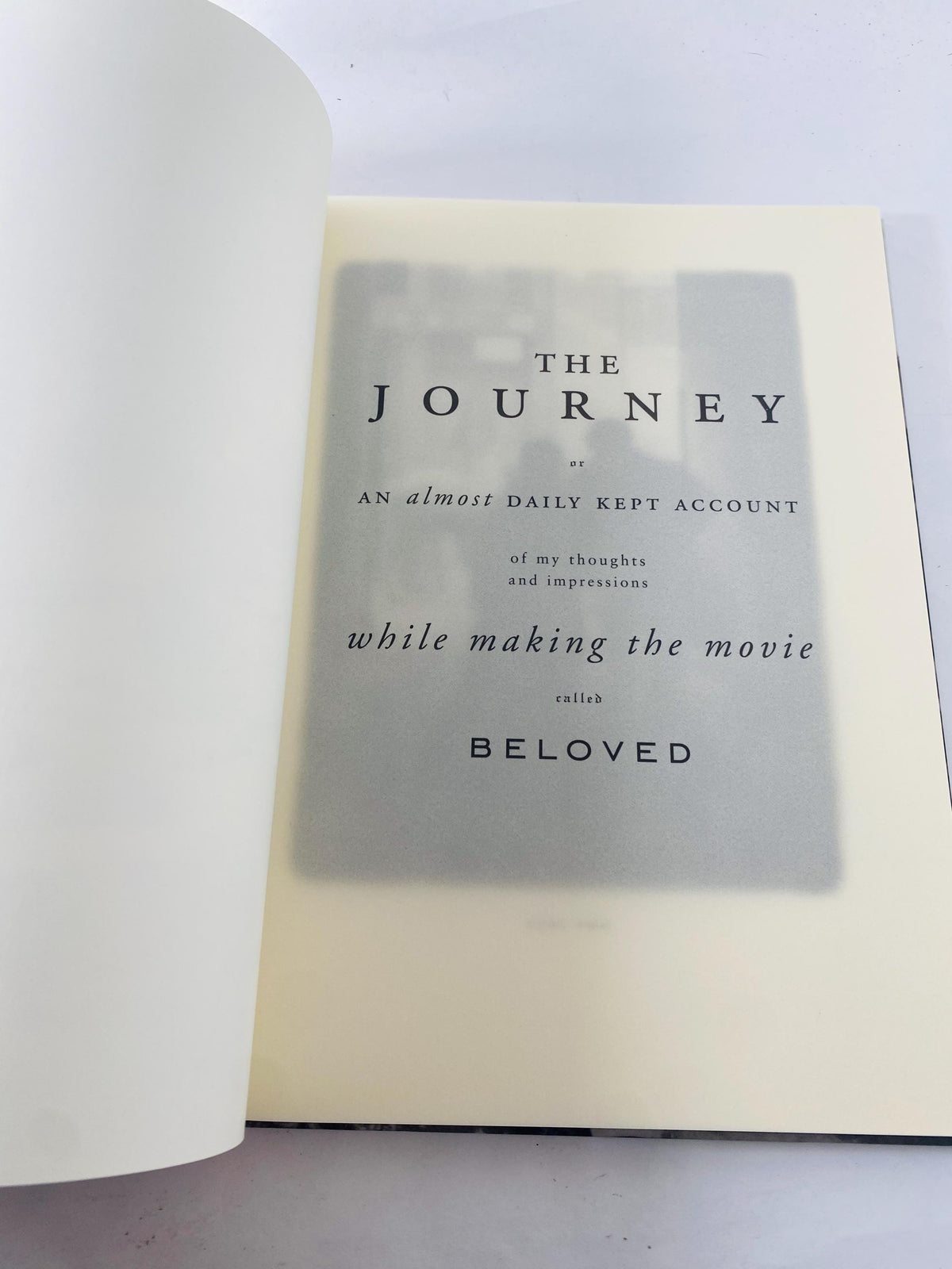 Vintage Journey to Beloved by Oprah Winfrey vintage LARGE Hardcover Coffee Table Book FIRST Edition First Printing Memoir Movie History Gift