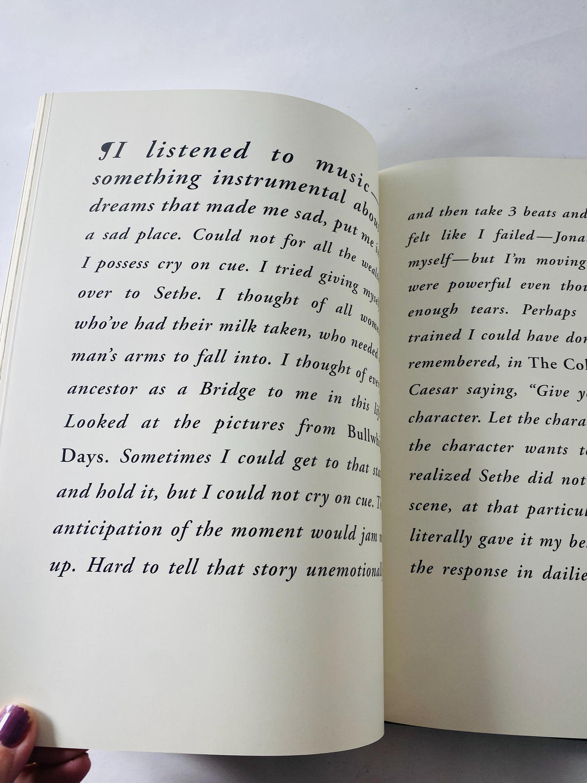 Vintage Journey to Beloved by Oprah Winfrey vintage LARGE Hardcover Coffee Table Book FIRST Edition First Printing Memoir Movie History Gift