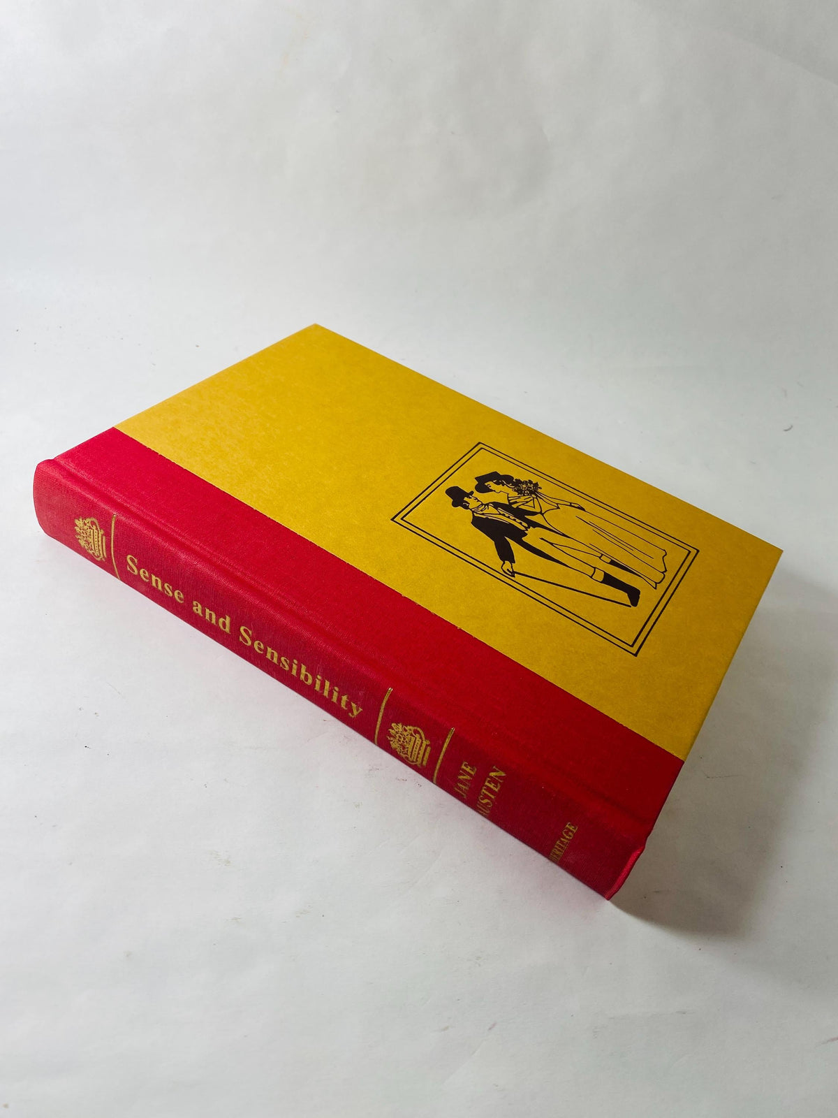 Vintage 1985 Sense and Sensibility Jane Austen Heritage Press with Slipcase, Illustrated Helen Sewell Classic Regency Fiction