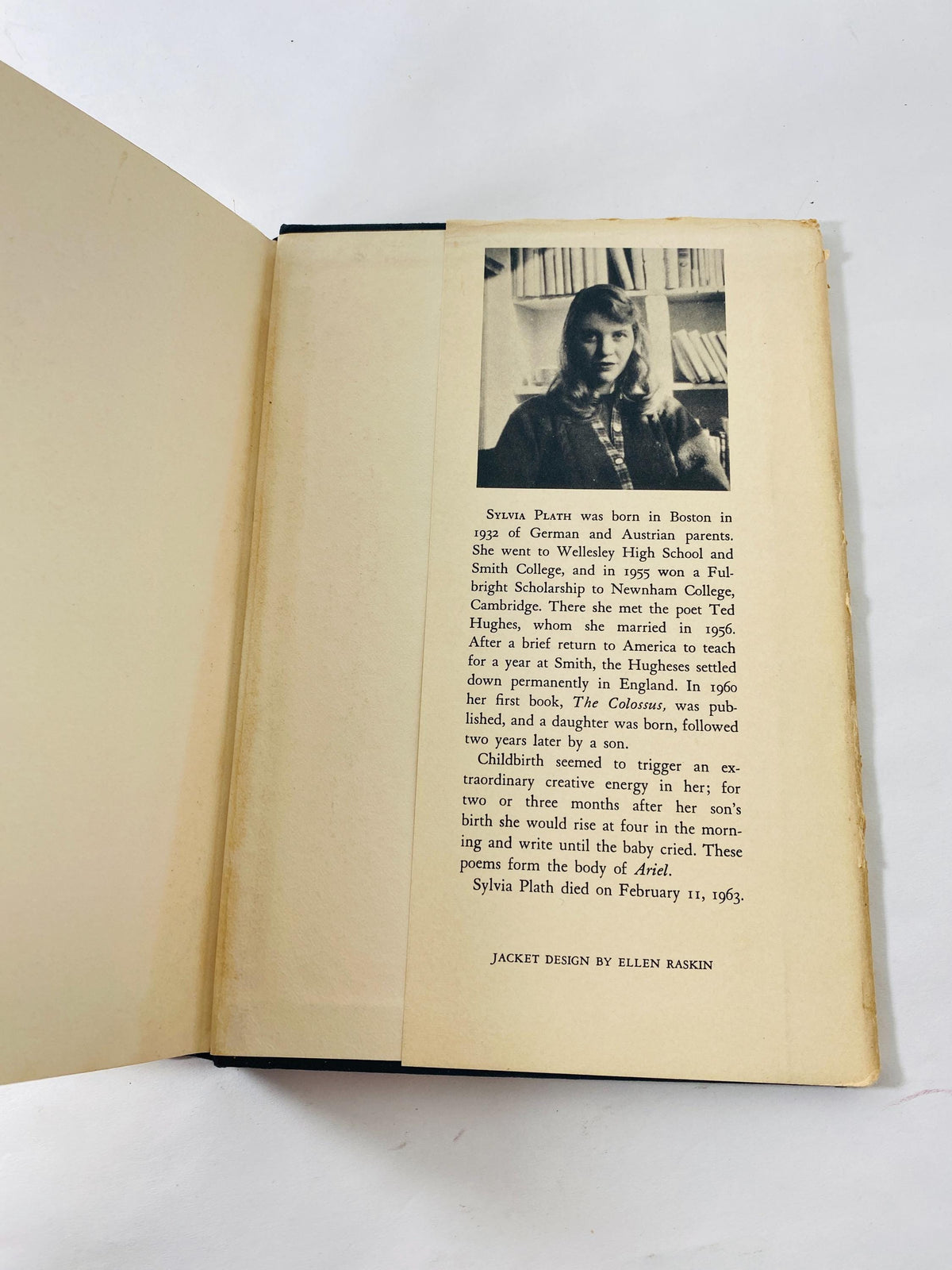 1966 Harper & Row EARLY US printing of Sylvia Plath’s historic posthumous masterpiece, Ariel. Poetry Christmas gift